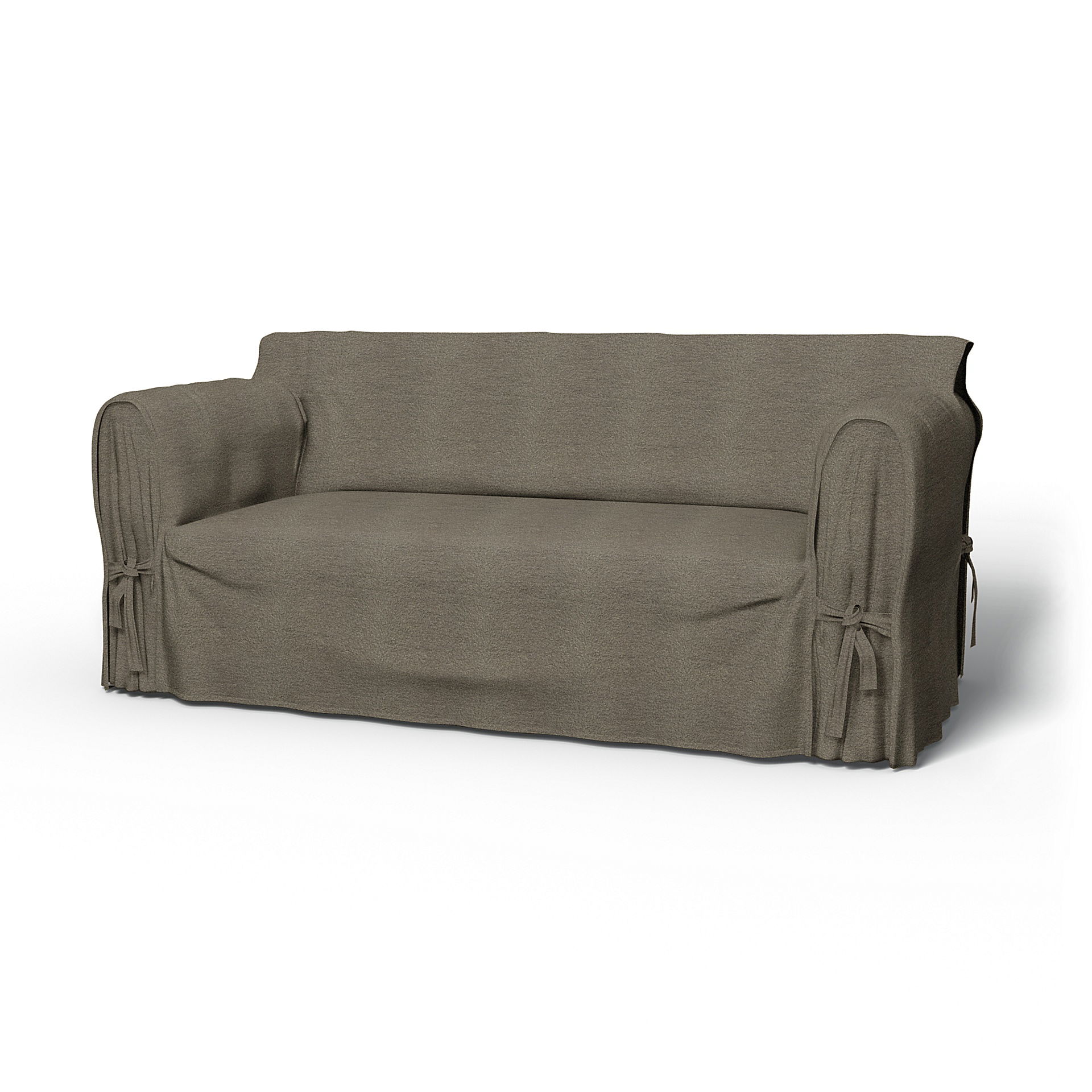 IKEA - Multi Fit 2.5 Seater Sofa Cover, Sand Beige, BEMZ NATURE'S PALETTE COLLECTION - Bemz