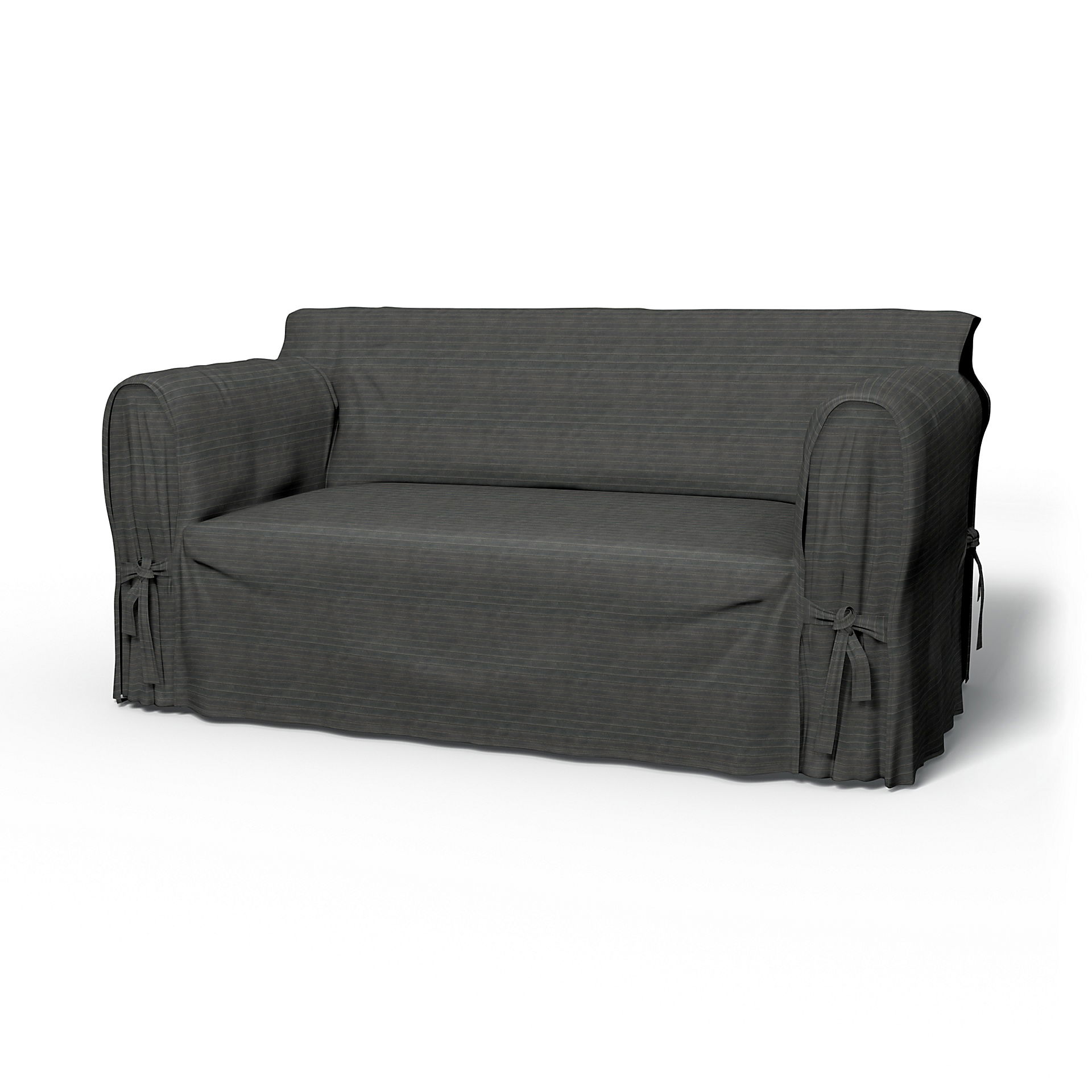 IKEA - Överdrag Multi Fit till 2-sitssoffa, Licorice, Manchester - Bemz