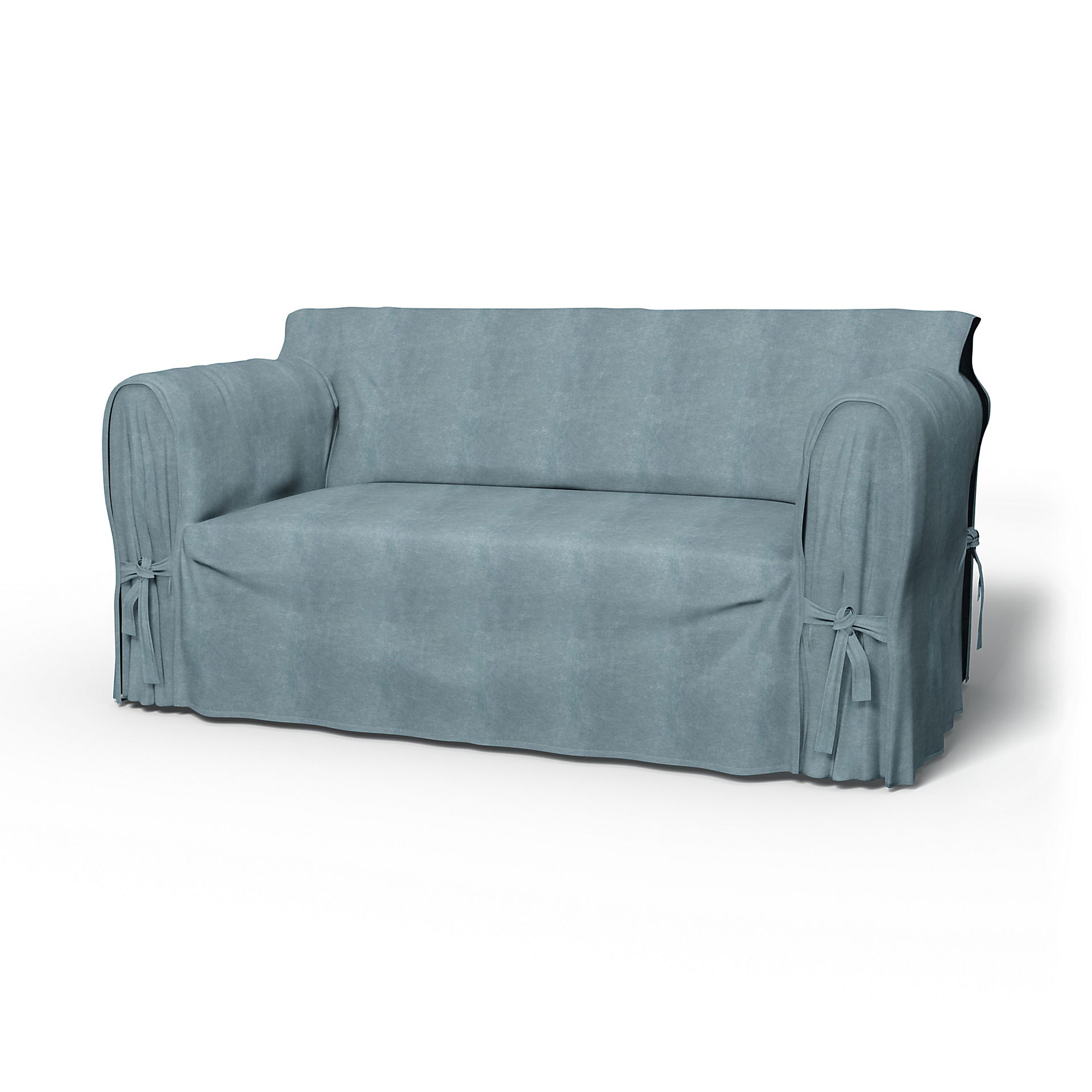 IKEA - Överdrag Multi Fit till 2-sitssoffa, Air Blue, BEMZ NATURES’ PALETTE COLLECTION - Bemz