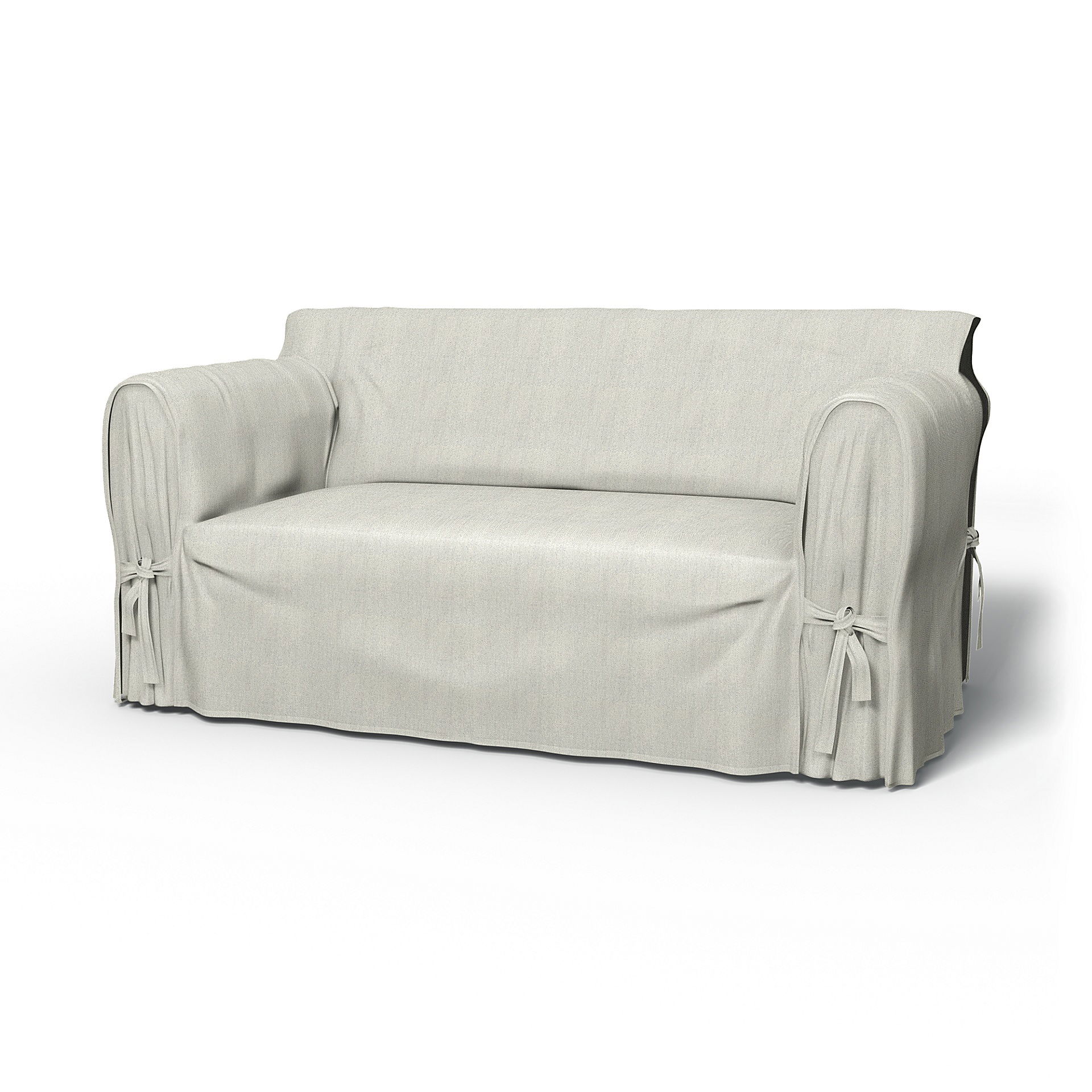 IKEA - Housse de canapé 2 places Multi Fit, Silver Grey, Conscious - Bemz