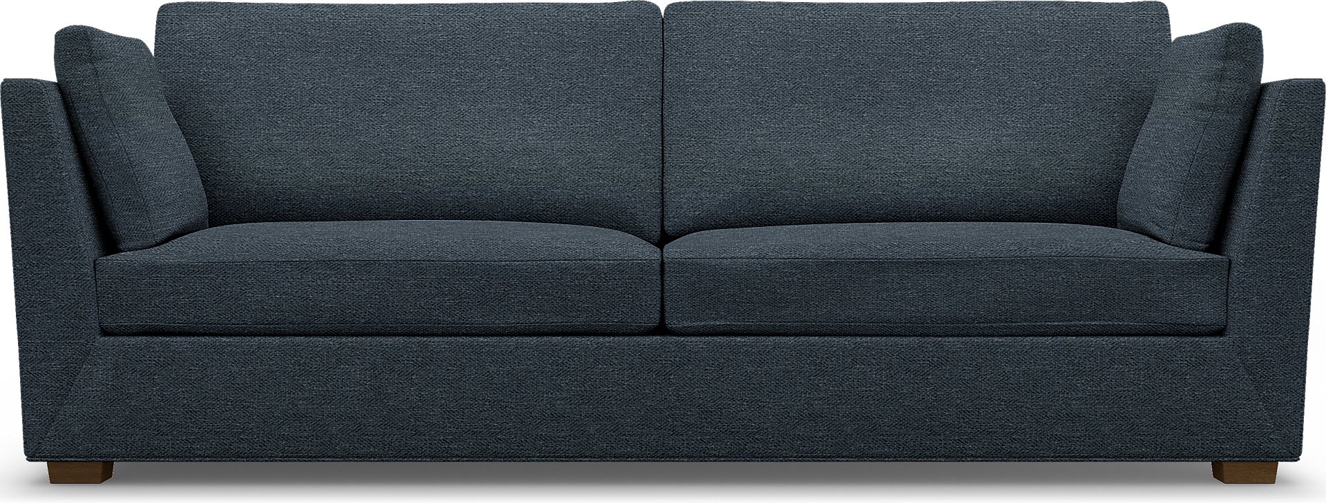 IKEA - Stockholm 3.5 Seater Sofa Cover, Denim, Boucle & Texture - Bemz