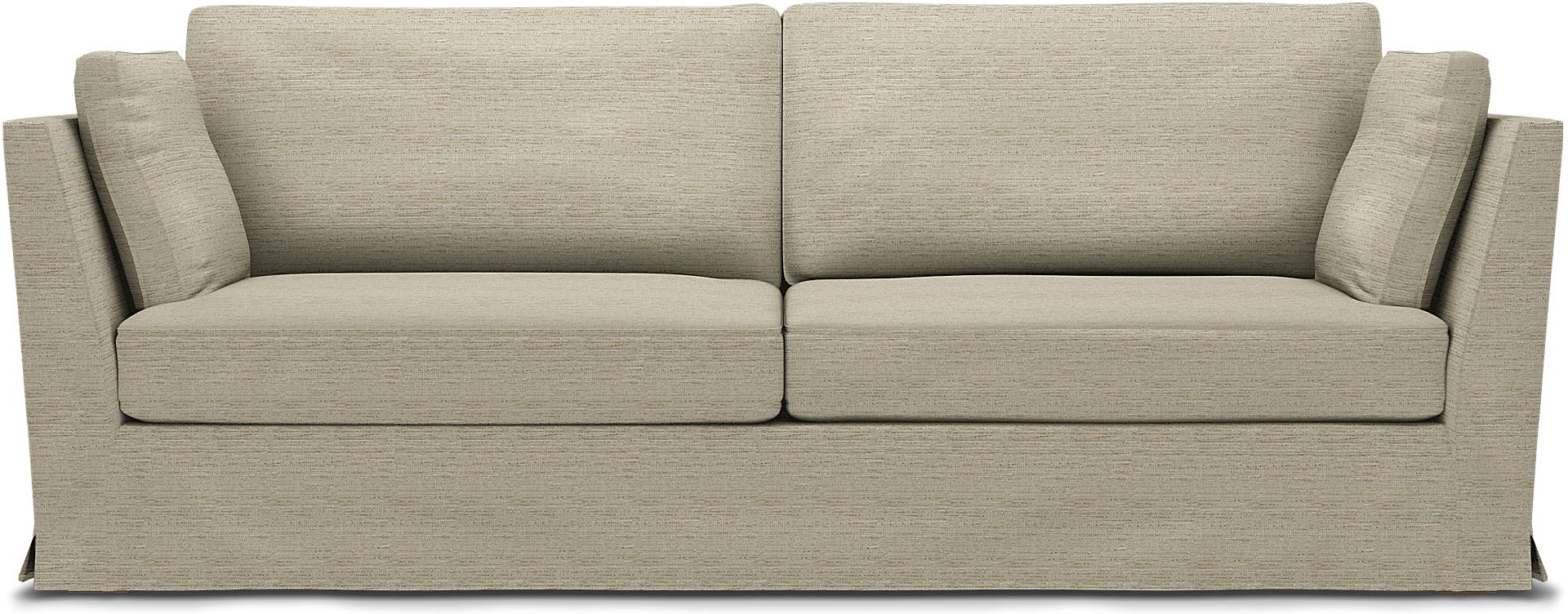 IKEA - Stockholm 3.5 Seater Sofa Cover, Light Sand, Bouclé & Texture - Bemz