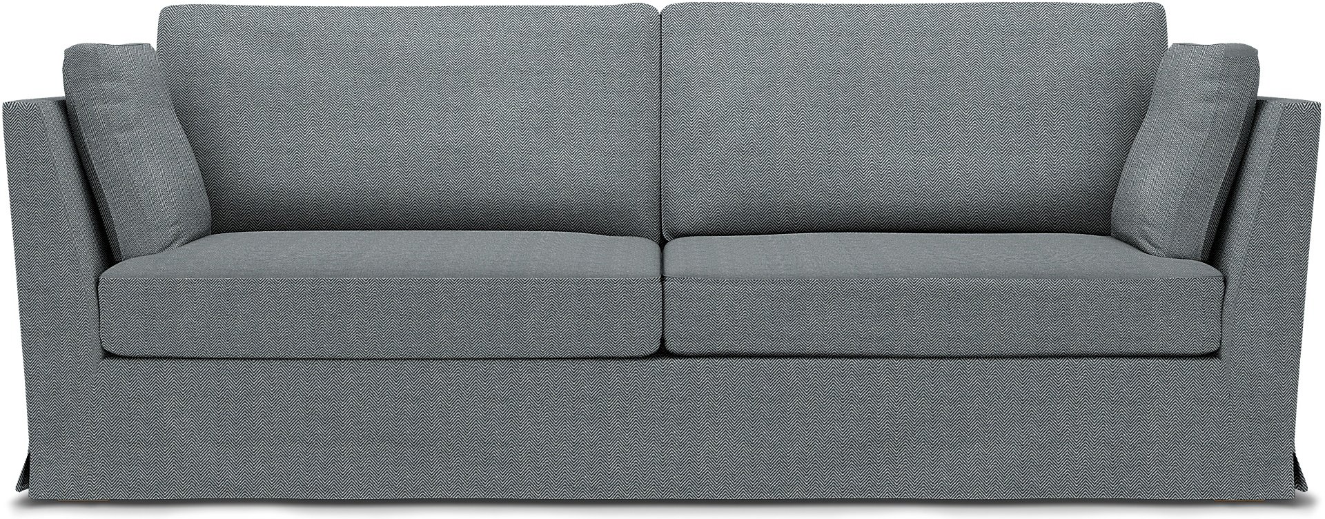 IKEA - Stockholm 3.5 Seater Sofa Cover, Denim, Cotton - Bemz
