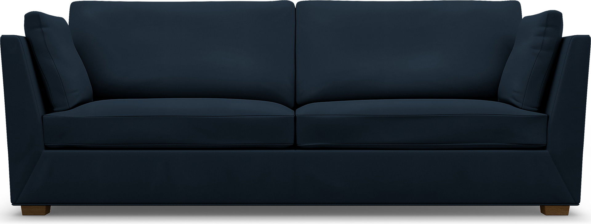 IKEA - Stockholm 3.5 Seater Sofa Cover, Navy Blue, Cotton - Bemz