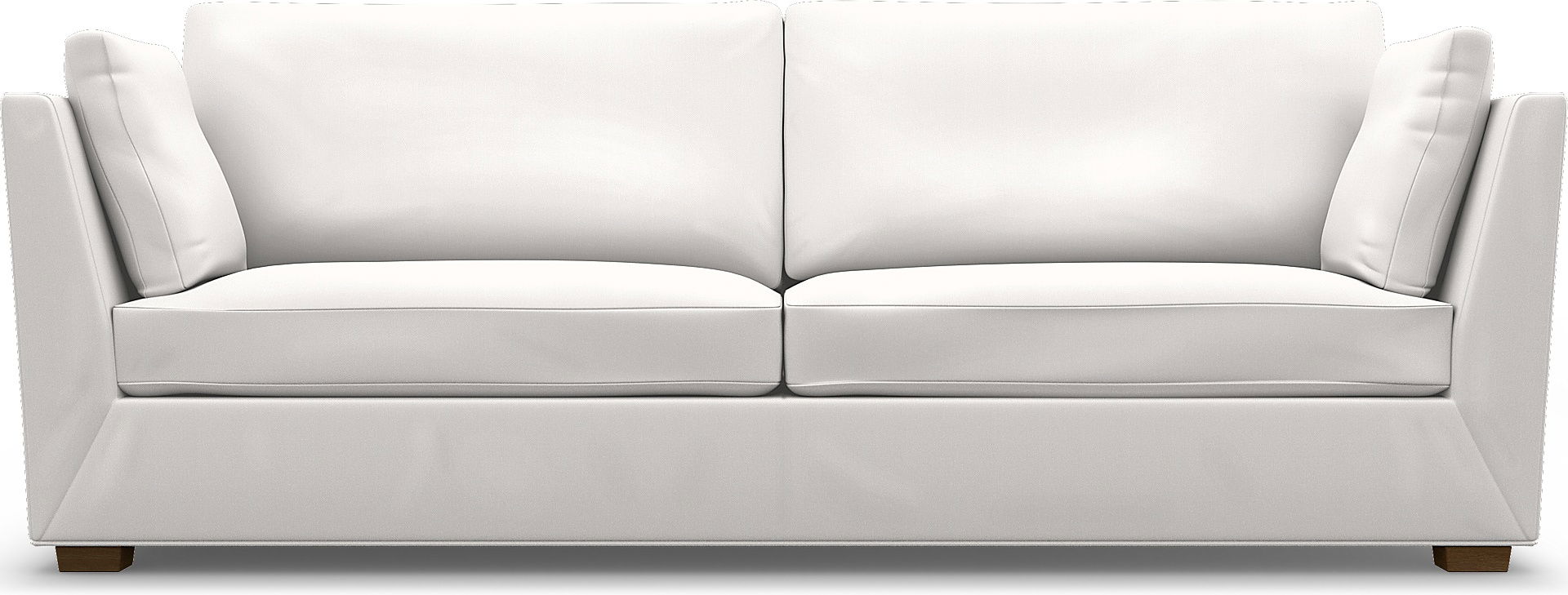 IKEA - Överdrag till Stockholm 3,5-sitssoffa, Soft White, Linne - Bemz