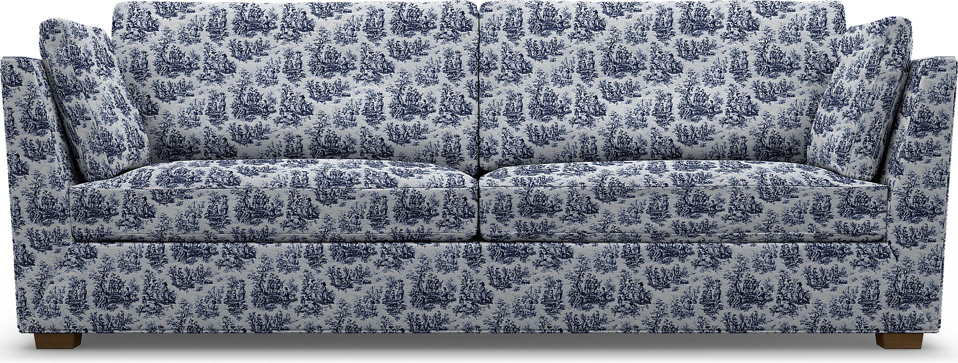 IKEA - Överdrag till Stockholm 3,5-sitssoffa, Dark Blue, BOUCLÉ & TEXTUR - Bemz