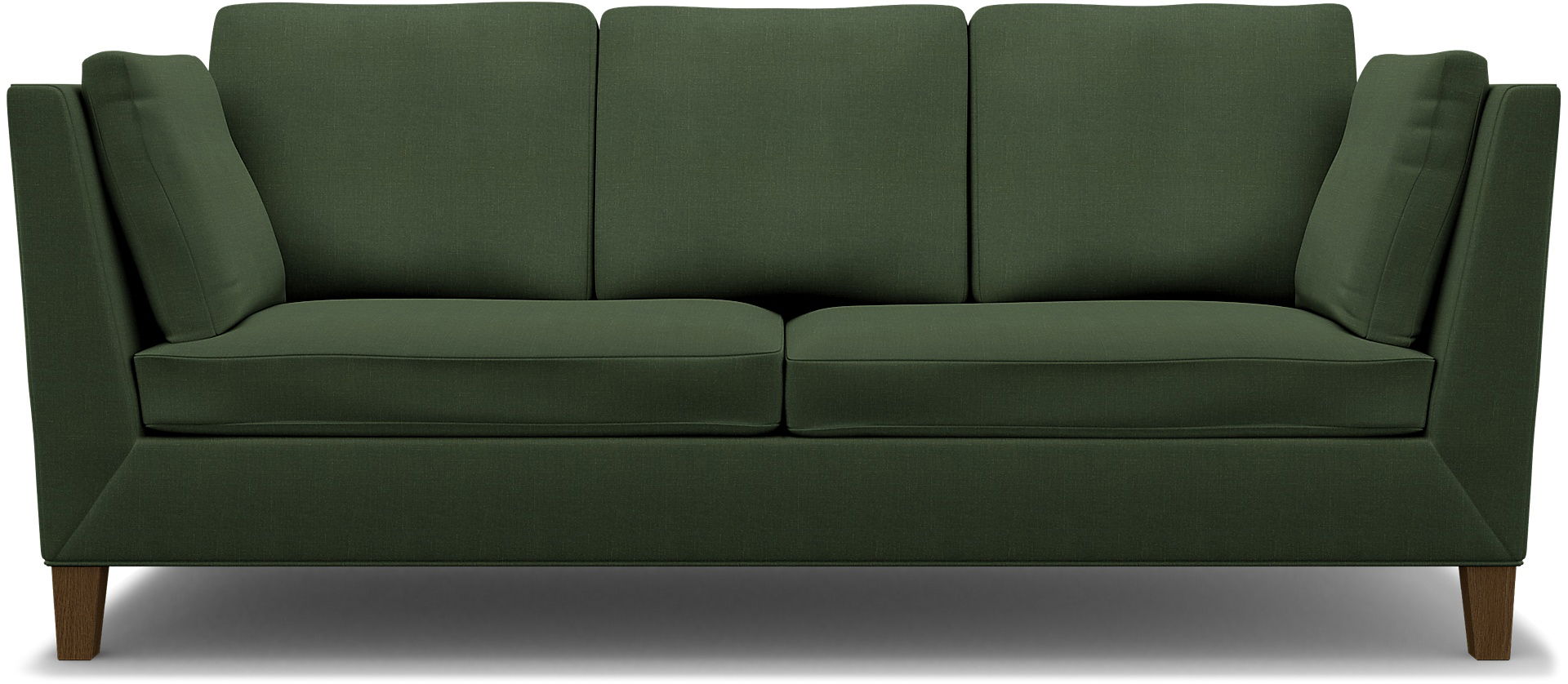 IKEA - Stockholm 3 Seater Sofa Cover , Moss, Linen - Bemz