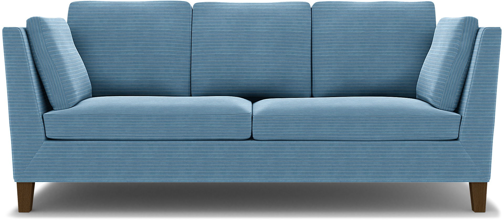IKEA - Stockholm 3 Seater Sofa Cover , Sky Blue, Corduroy - Bemz