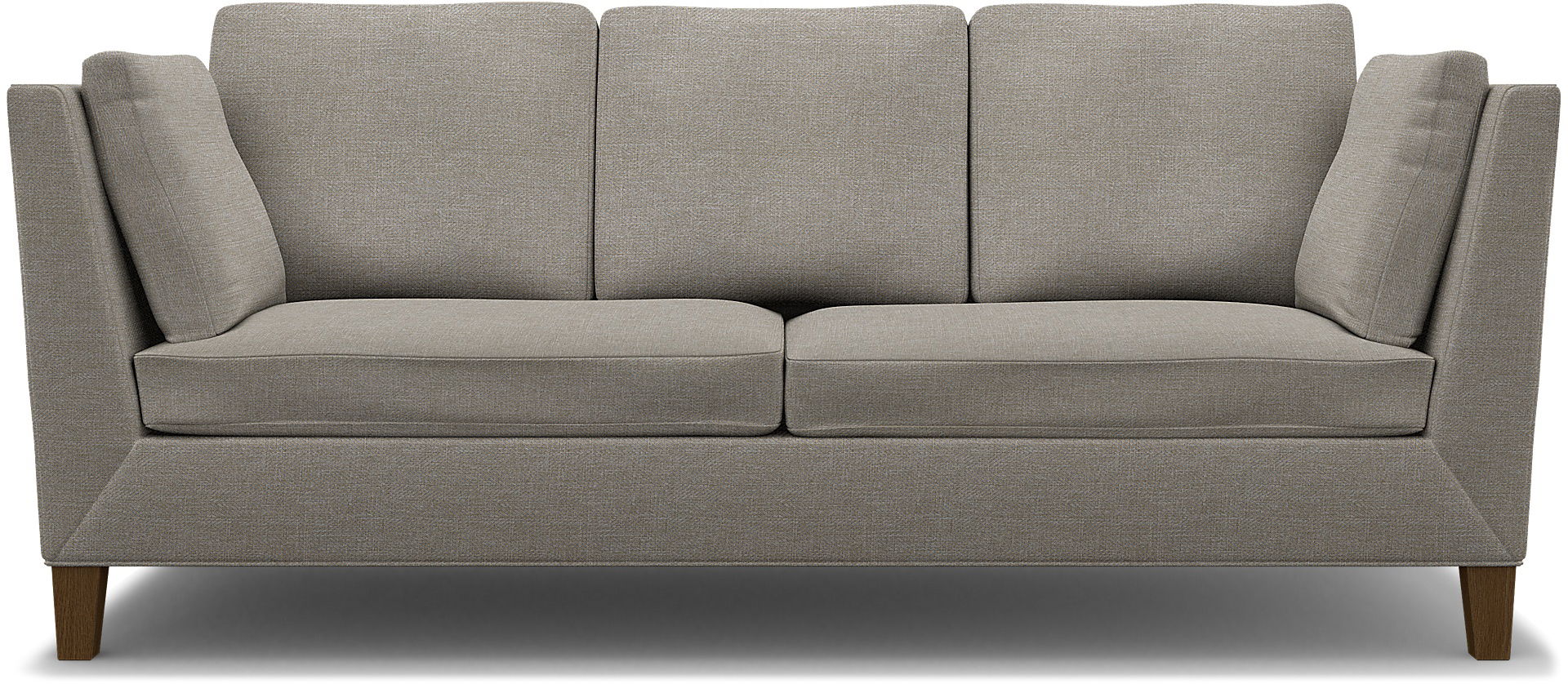 IKEA - Stockholm 3 Seater Sofa Cover , Greige, Bouclé & Texture - Bemz