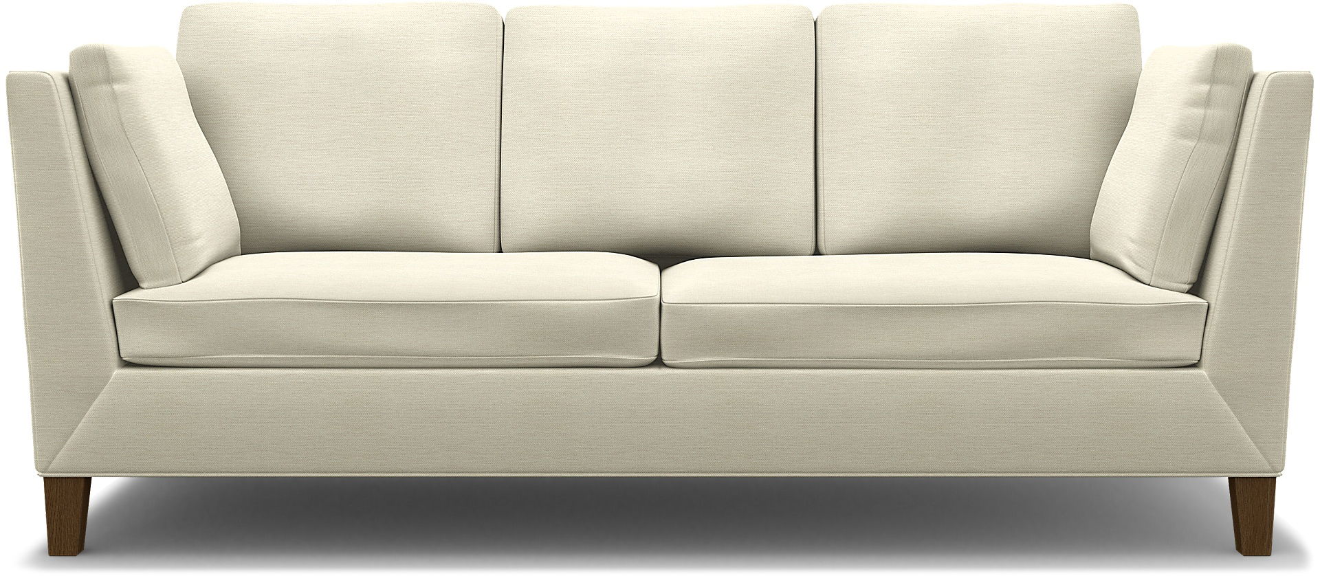 IKEA - Stockholm 3 Seater Sofa Cover , Sand Beige, Cotton - Bemz