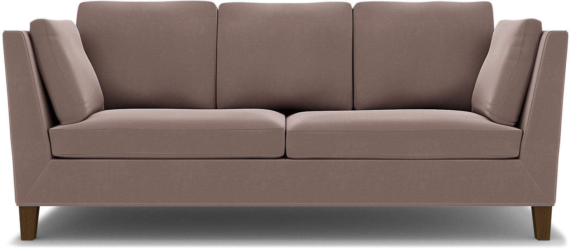 IKEA - Stockholm 3 Seater Sofa Cover , Lavender, Velvet - Bemz