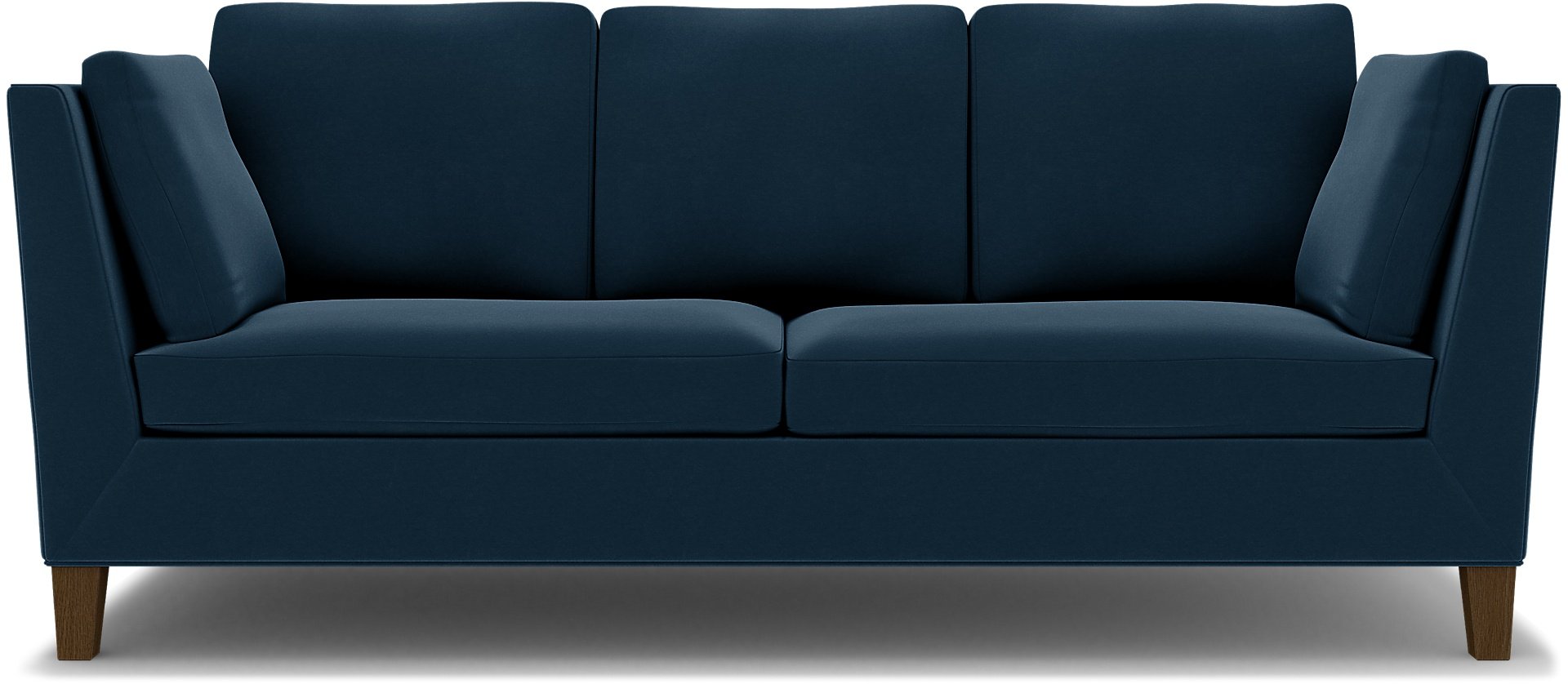 IKEA - Stockholm 3 Seater Sofa Cover , Midnight, Velvet - Bemz