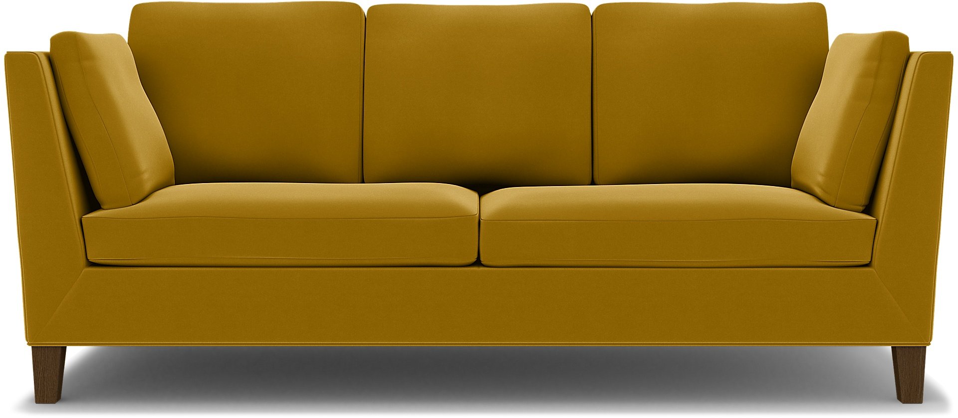 IKEA - Stockholm 3 Seater Sofa Cover , Dijon, Velvet - Bemz