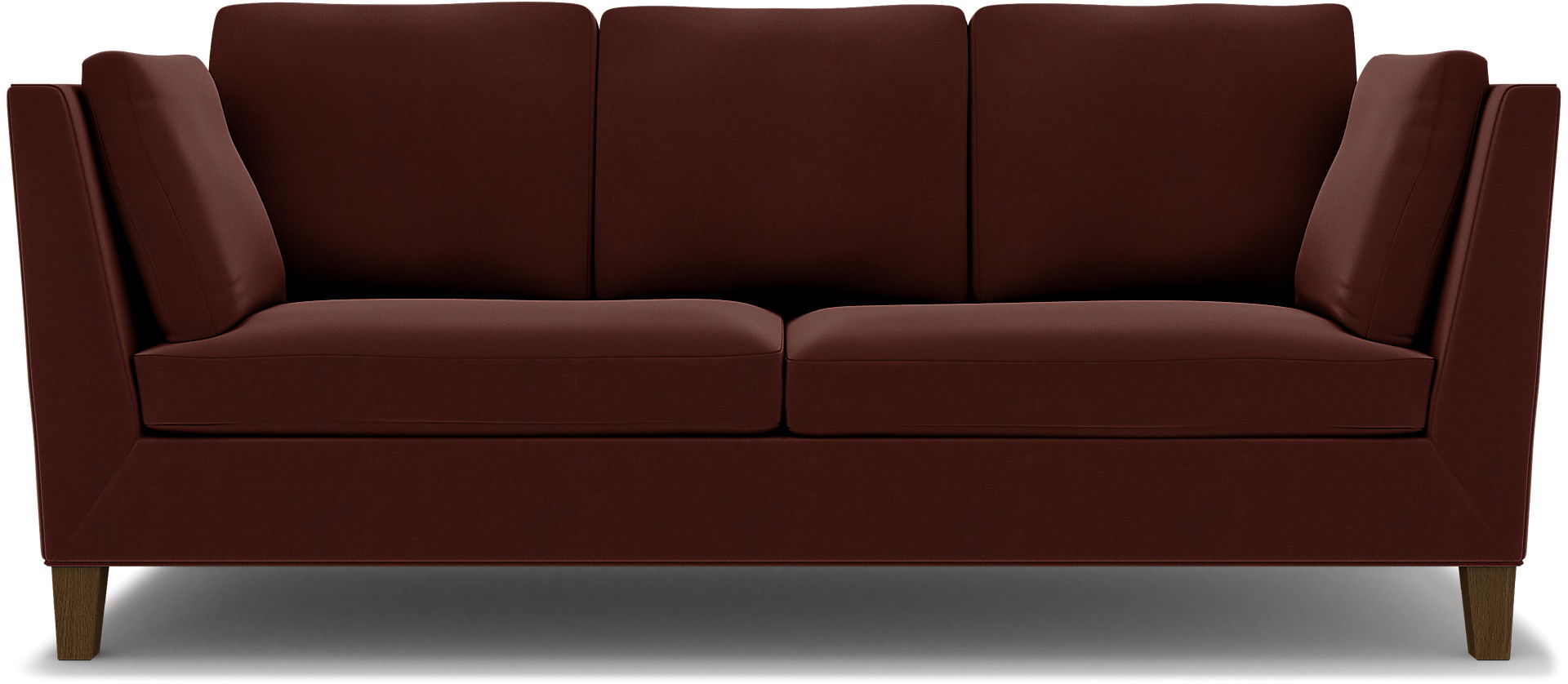 IKEA - Stockholm 3 Seater Sofa Cover , Ground Coffee, Velvet - Bemz