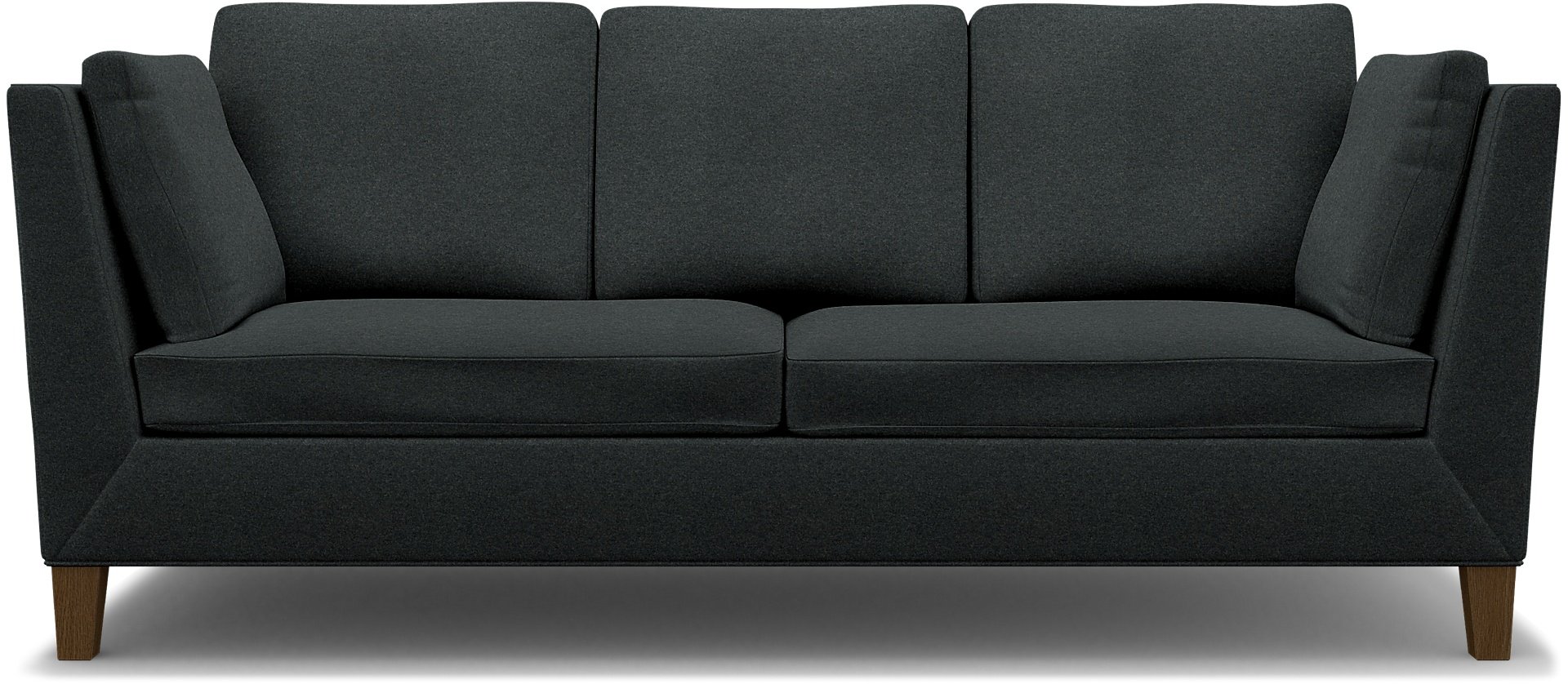 IKEA - Stockholm 3 Seater Sofa Cover , Stone, Wool - Bemz