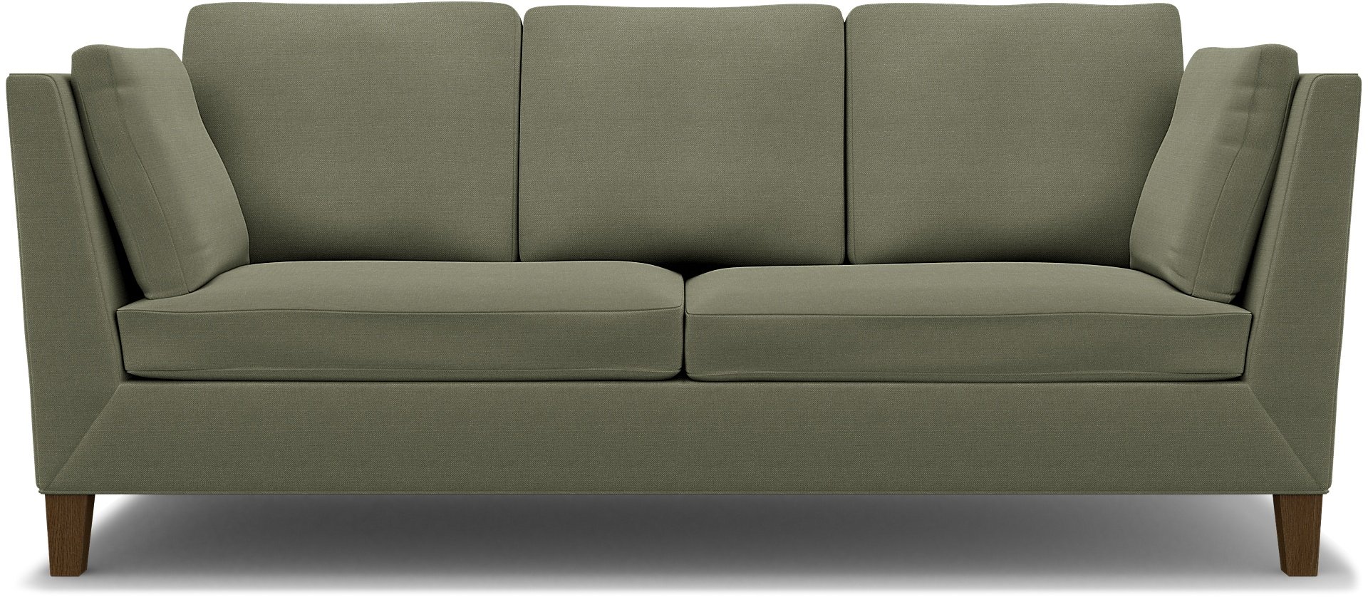 IKEA - Stockholm 3 Seater Sofa Cover , Sage, Linen - Bemz