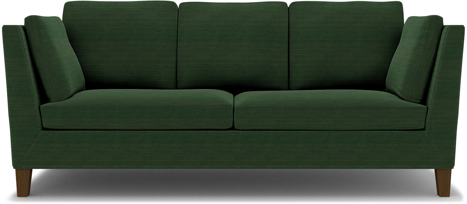 IKEA - Stockholm 3 Seater Sofa Cover , Deep Green, BEMZ NATURE'S PALETTE COLLECTION - Bemz