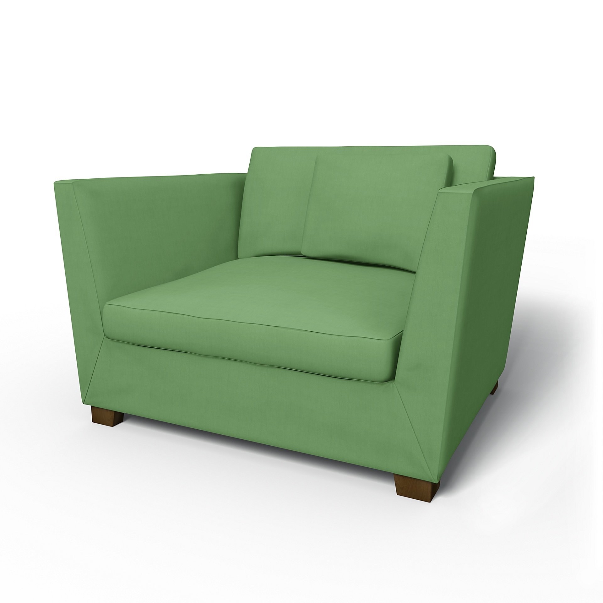 IKEA - Stockholm Armchair Cover, Apple Green, Linen - Bemz