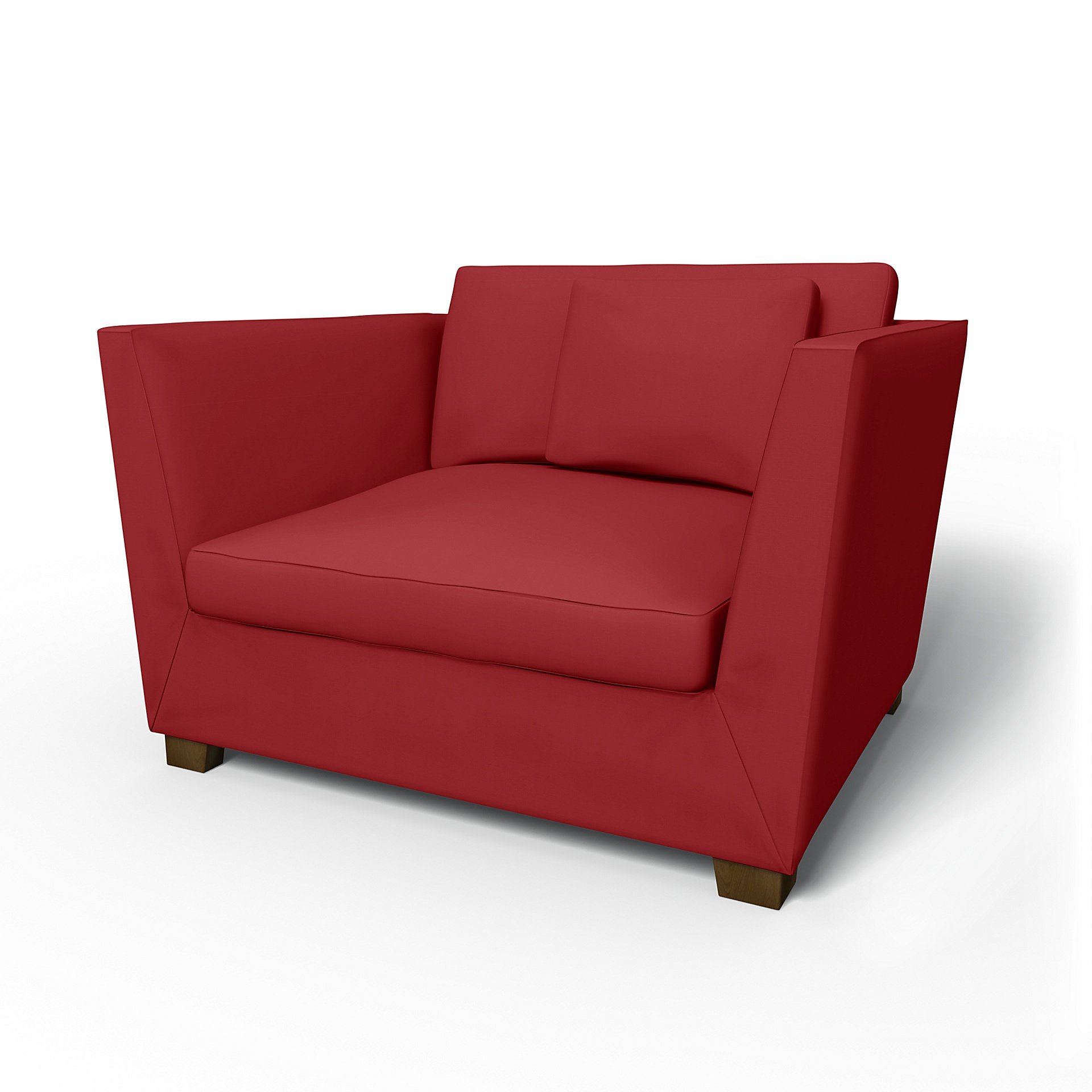 IKEA - Stockholm Armchair Cover, Scarlet Red, Cotton - Bemz