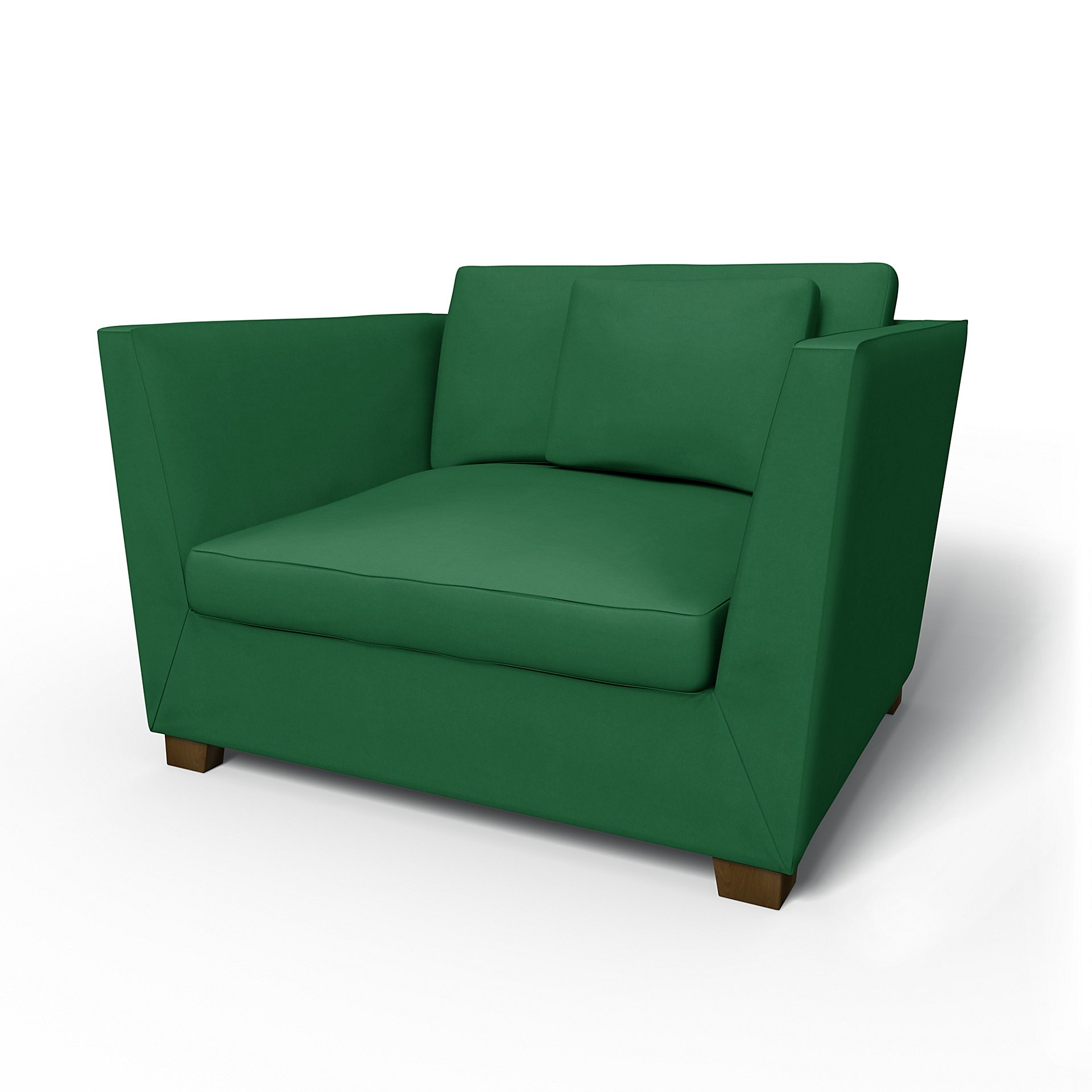 IKEA - Stockholm Armchair Cover, Abundant Green, Velvet - Bemz