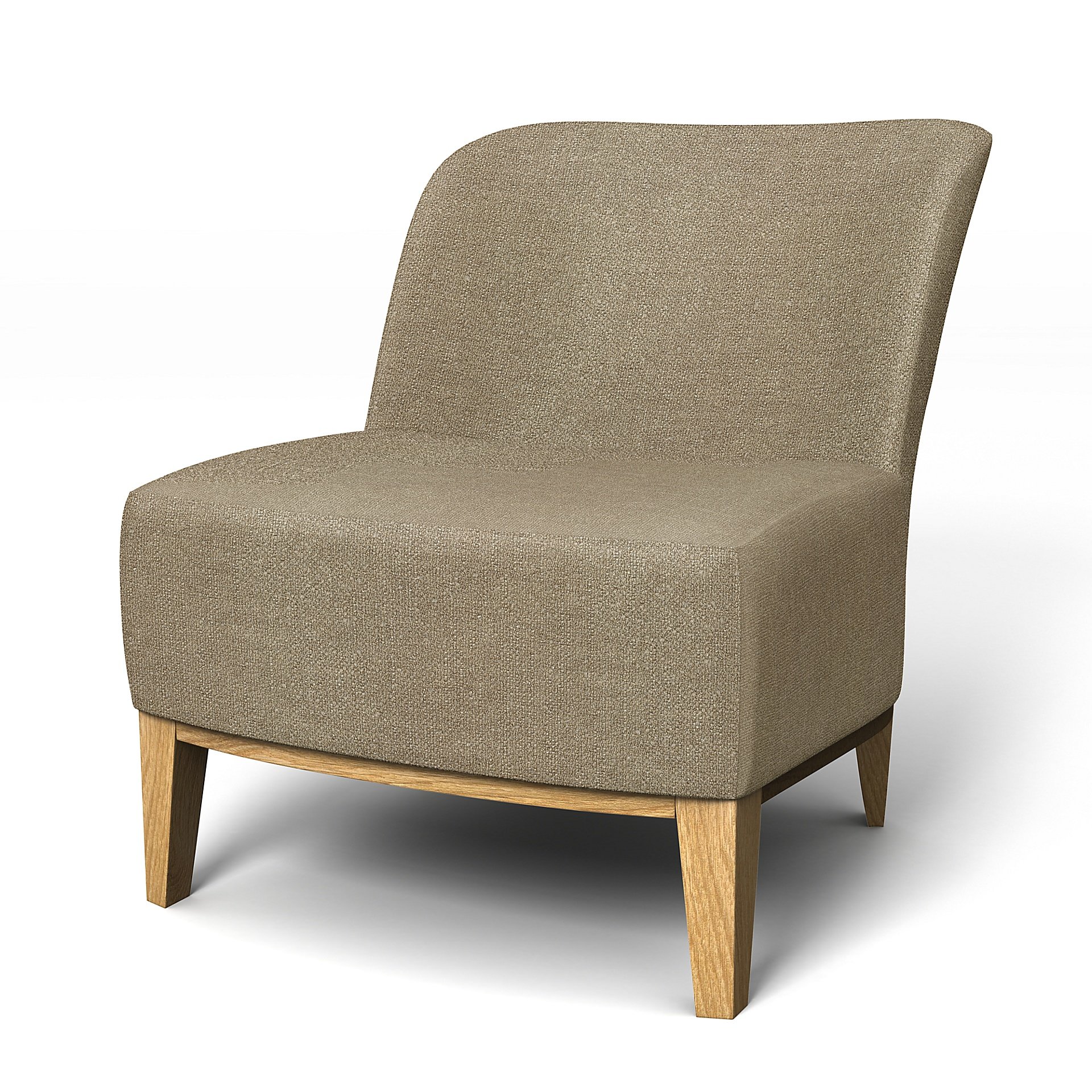 IKEA - Stockholm Easy Chair Cover, Pebble, Boucle & Texture - Bemz