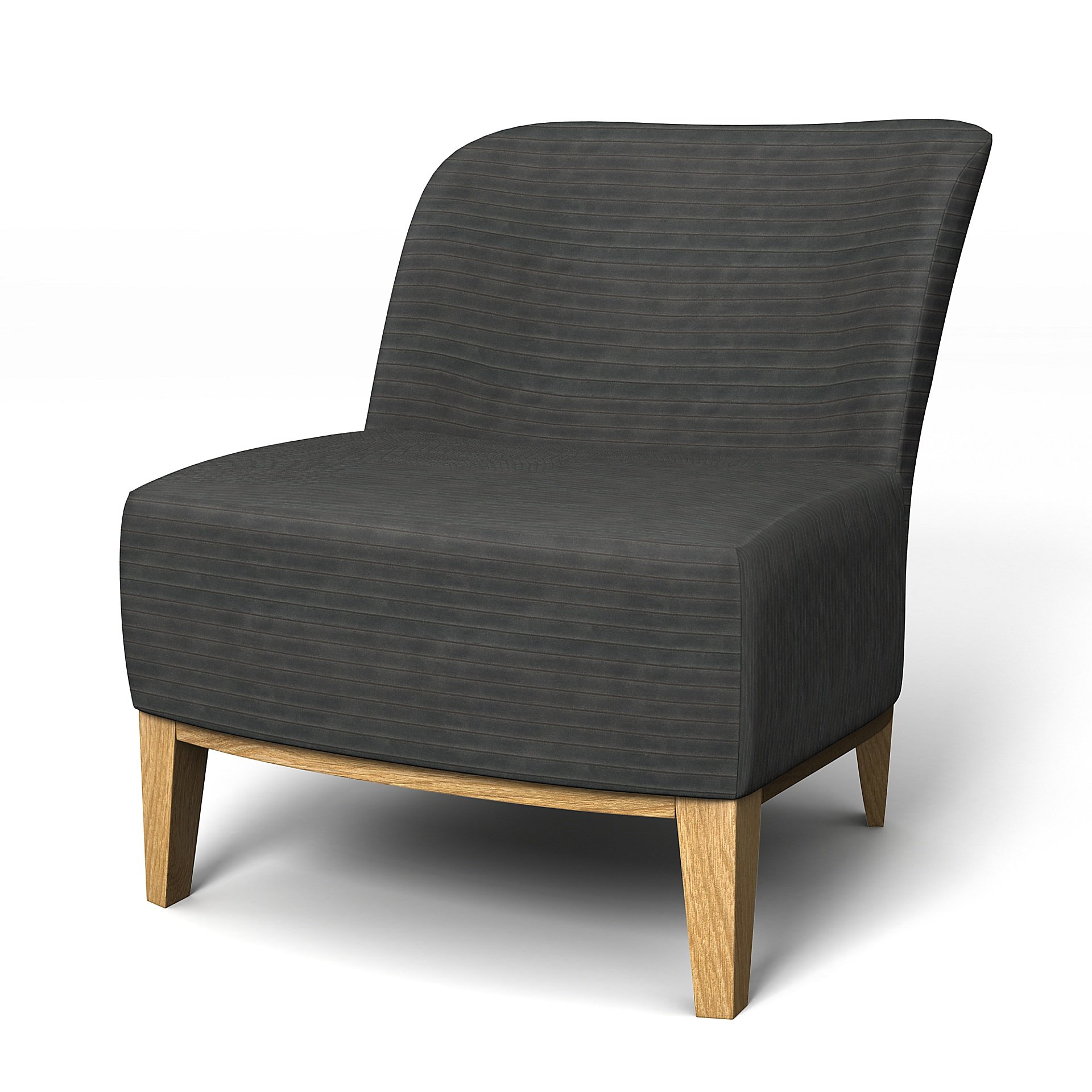 IKEA - Stockholm Easy Chair Cover, Licorice, Corduroy - Bemz