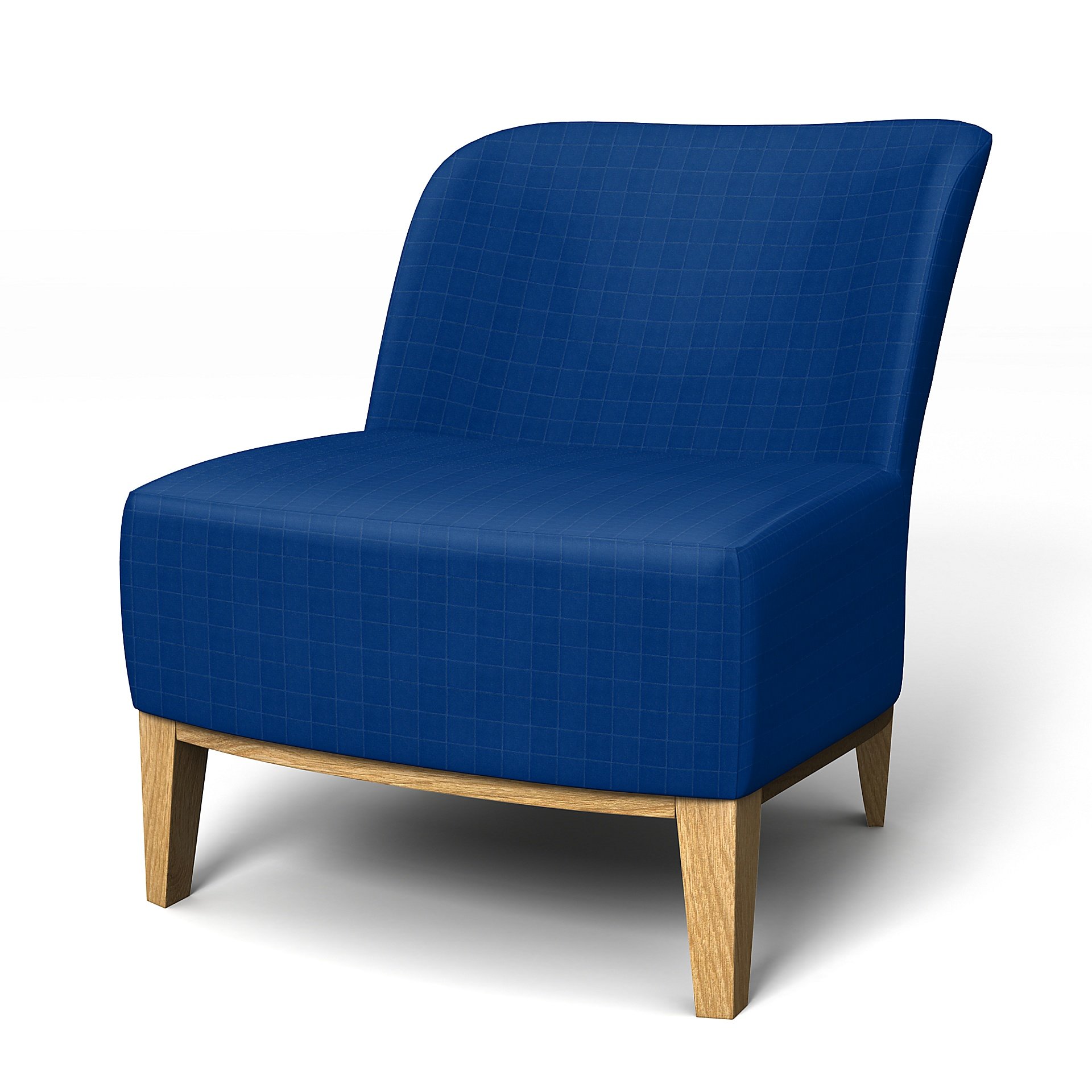 IKEA - Stockholm Easy Chair Cover, Lapis Blue, Velvet - Bemz