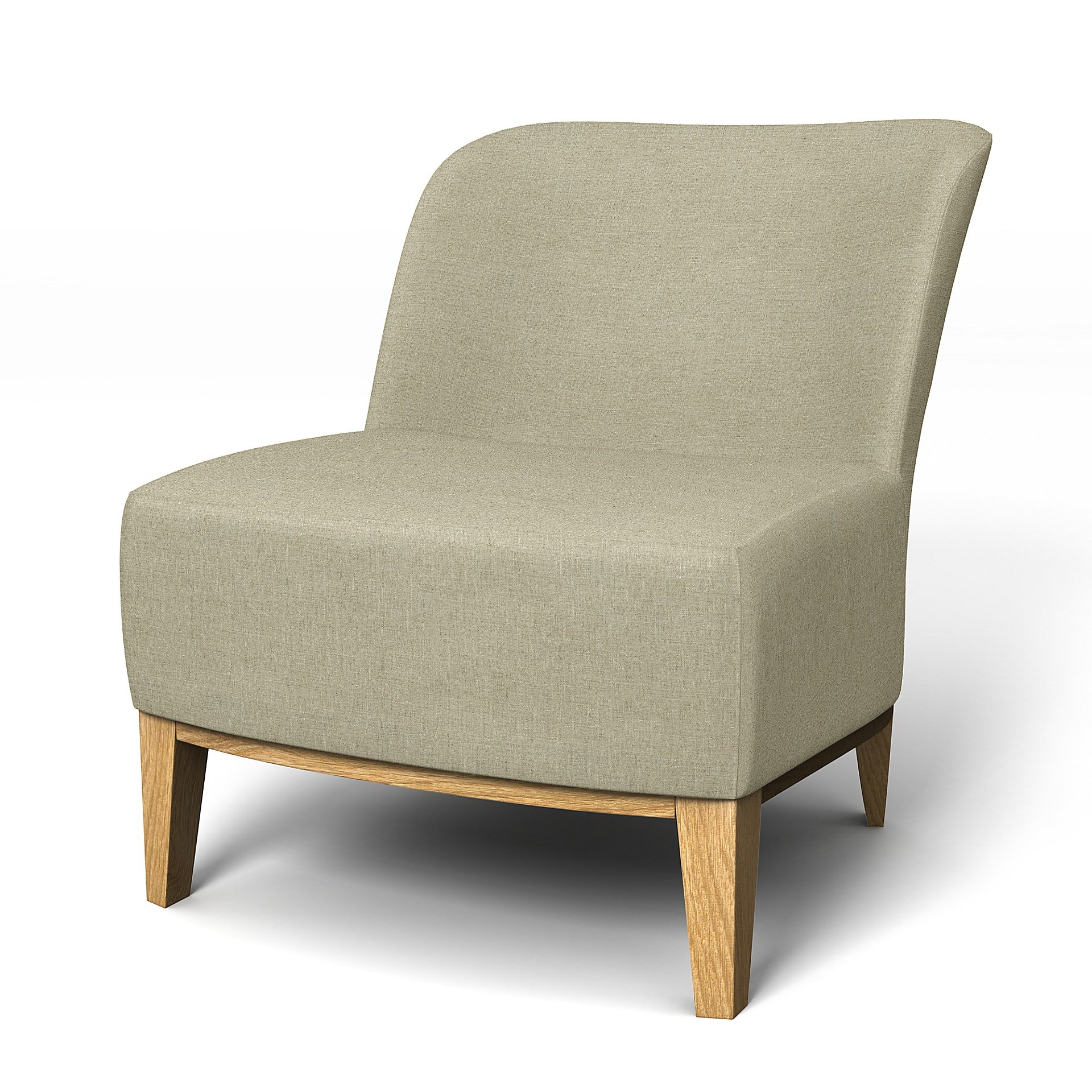 IKEA - Stockholm Easy Chair Cover, Pebble, Linen - Bemz