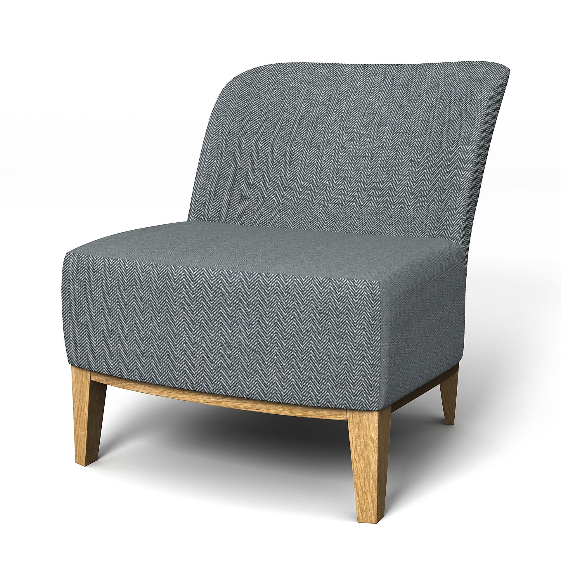 IKEA - Stockholm Easy Chair Cover, Denim, Cotton - Bemz