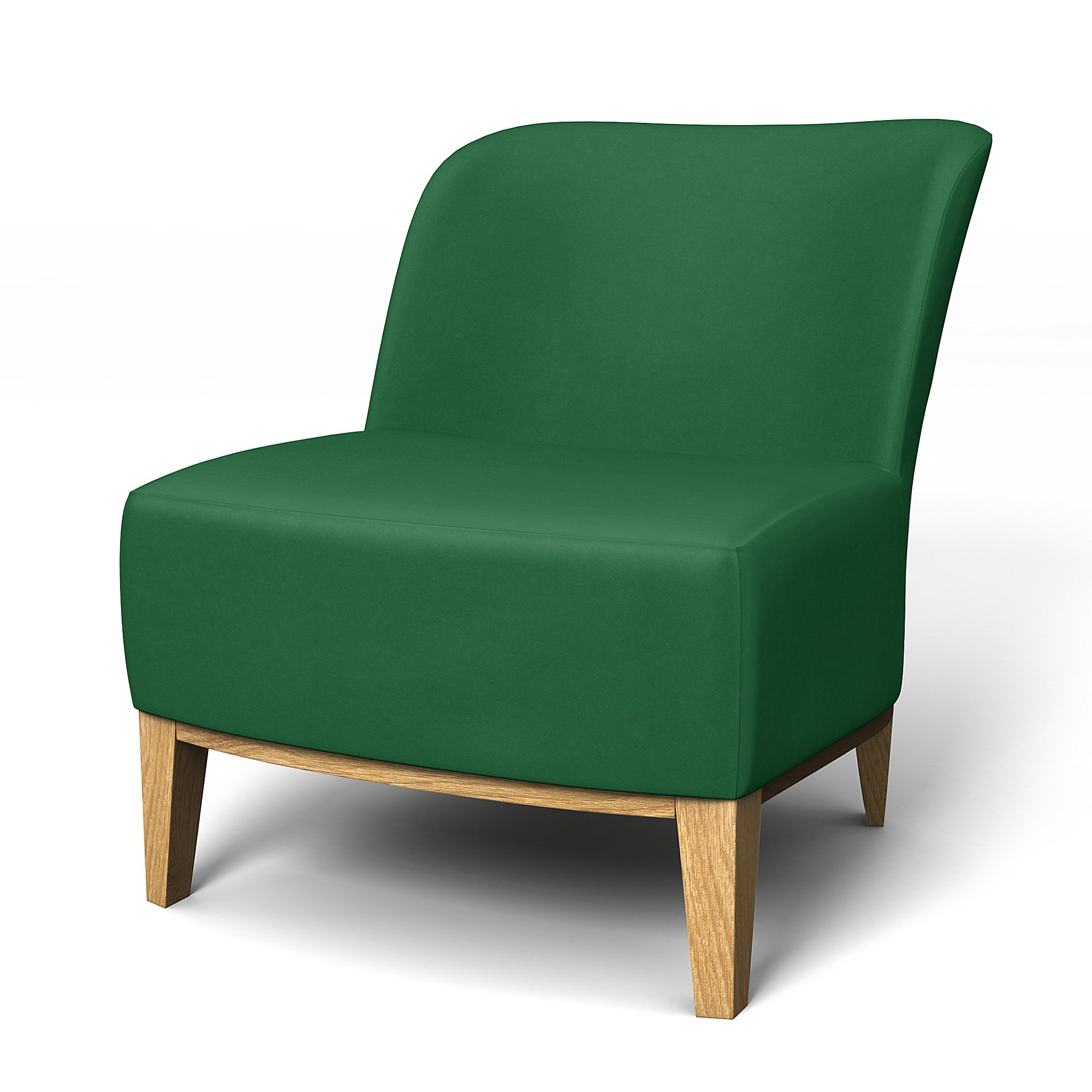 IKEA - Stockholm Easy Chair Cover, Abundant Green, Velvet - Bemz
