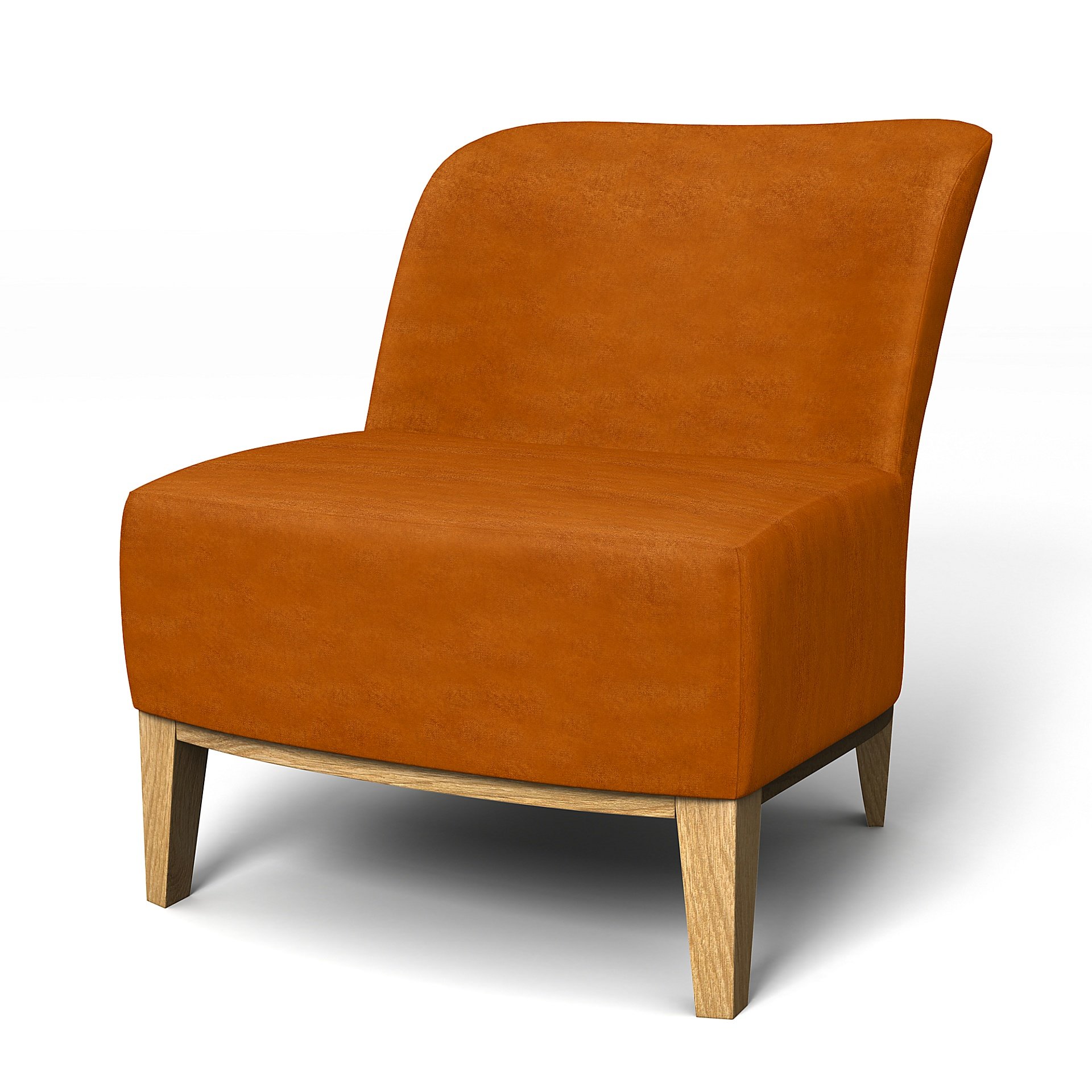 IKEA - Stockholm Easy Chair Cover, Cognac, Velvet - Bemz