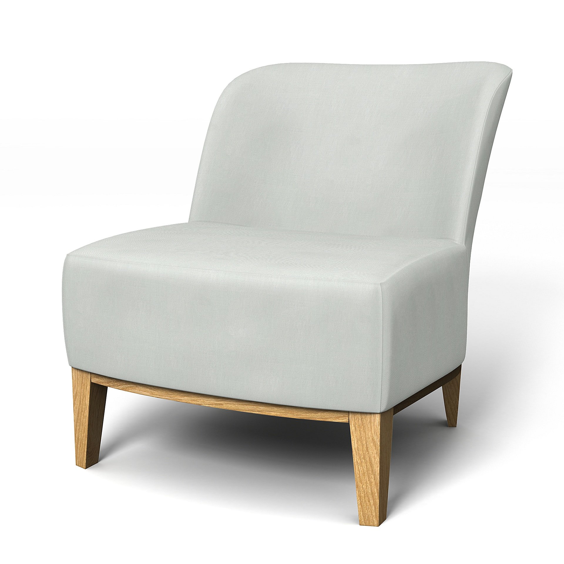 IKEA - Stockholm Easy Chair Cover, Silver Grey, Linen - Bemz