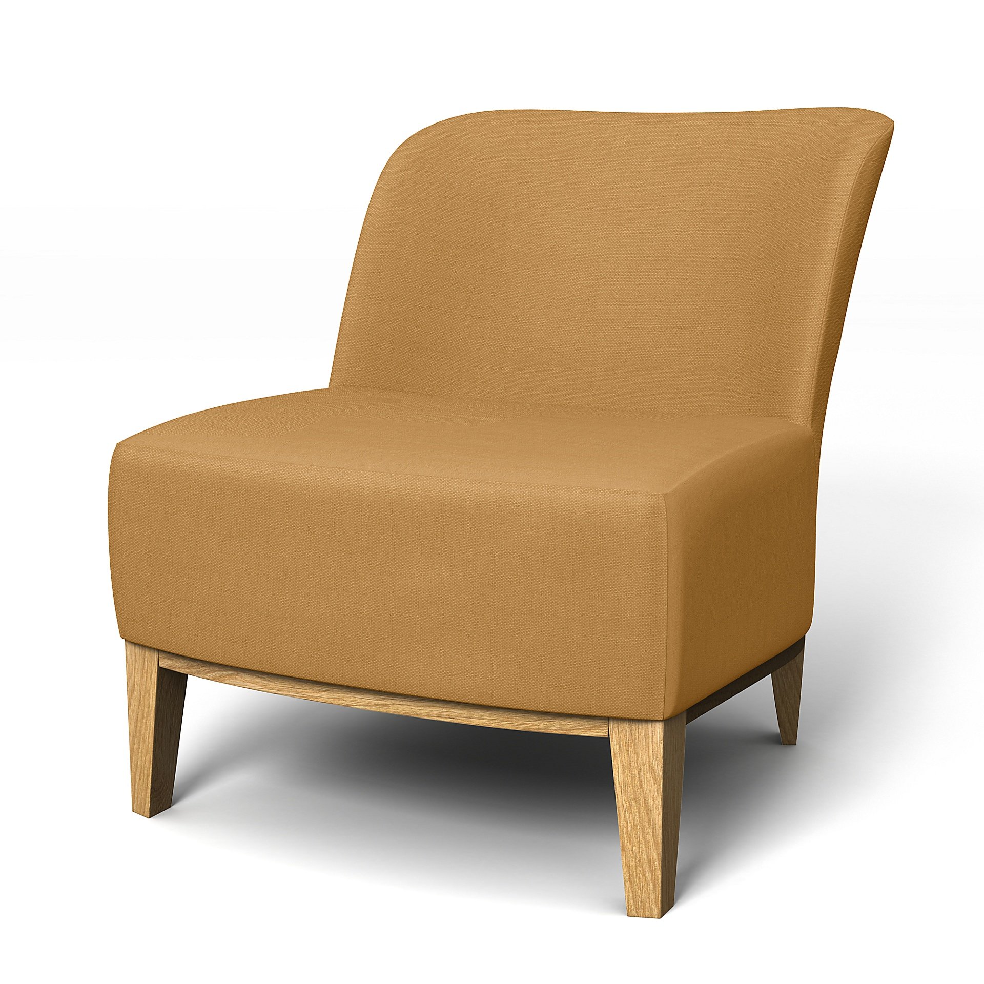 IKEA - Stockholm Easy Chair Cover, Mustard, Linen - Bemz