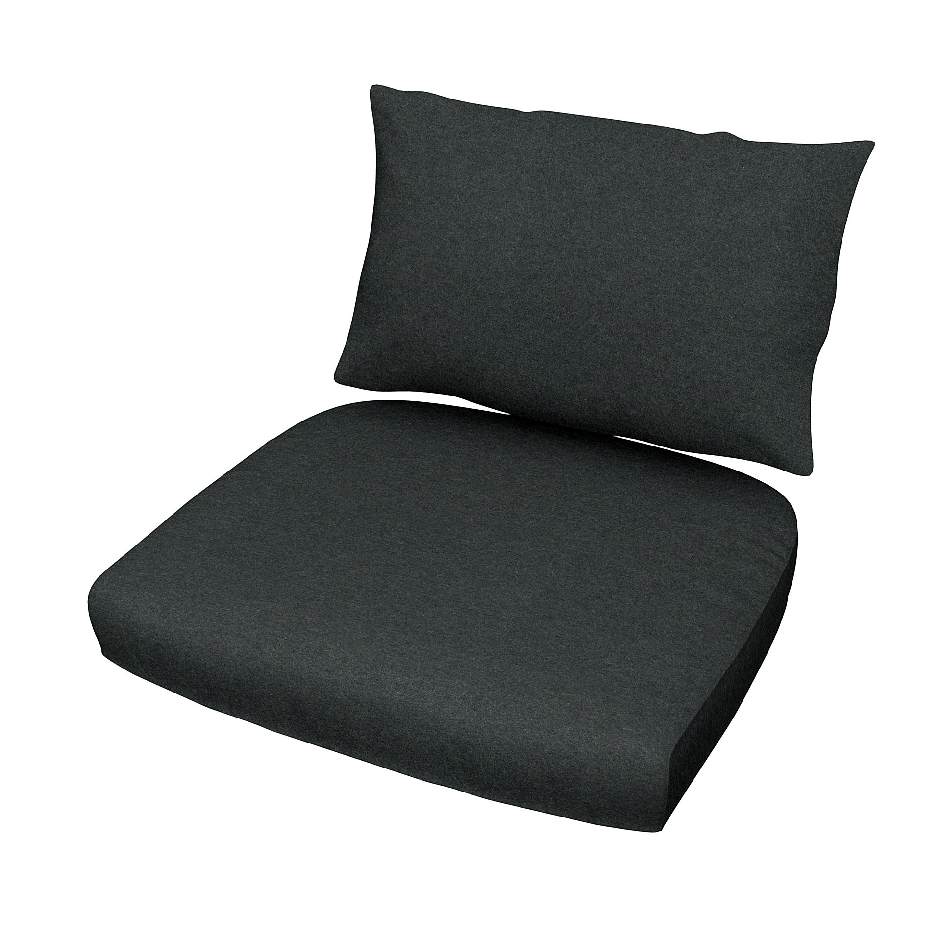IKEA - Stockholm Rattan Chair Cushion Cover Set, Stone, Wool - Bemz