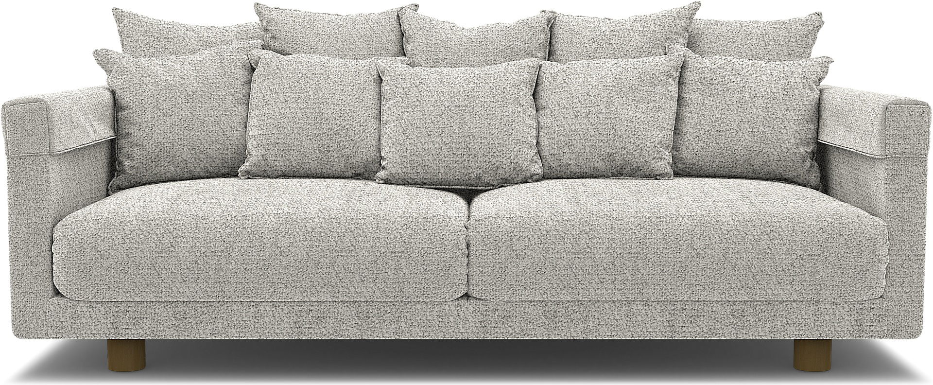 IKEA - Stockholm 2017 3 Seater Sofa Cover, Driftwood, Bouclé & Texture - Bemz