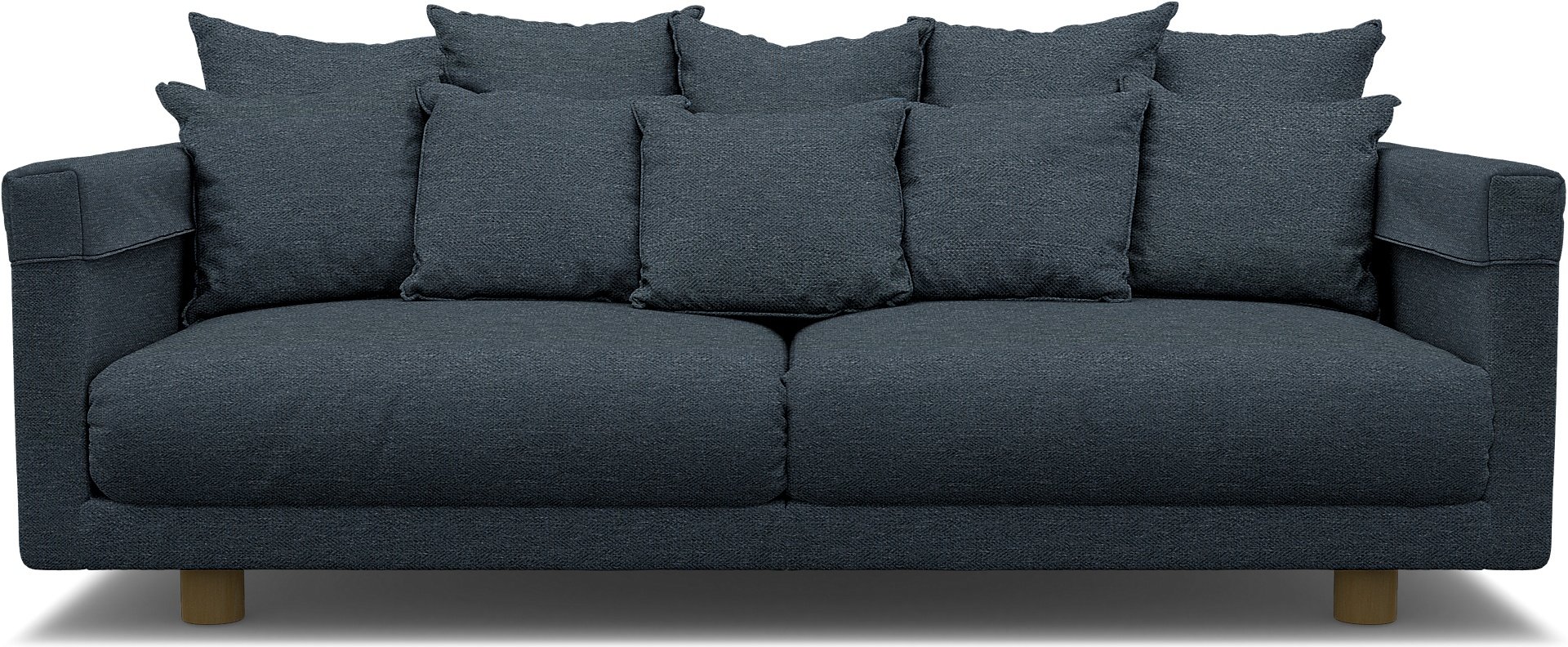 IKEA - Stockholm 2017 3 Seater Sofa Cover, Denim, Boucle & Texture - Bemz