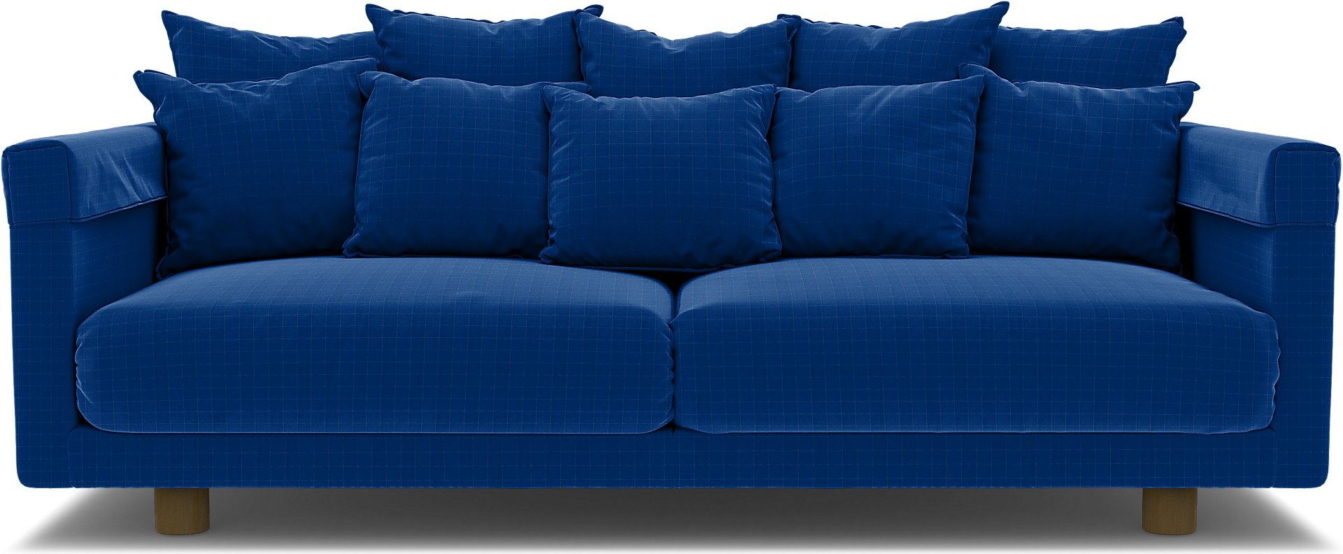 IKEA - Stockholm 2017 3 Seater Sofa Cover, Lapis Blue, Velvet - Bemz