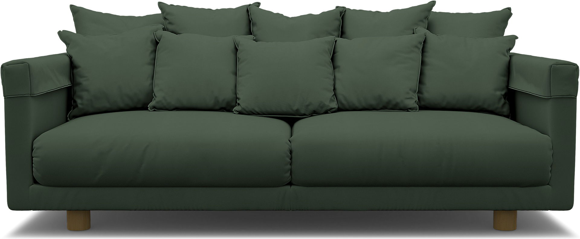 IKEA - Stockholm 2017 3 Seater Sofa Cover, Thyme, Cotton - Bemz