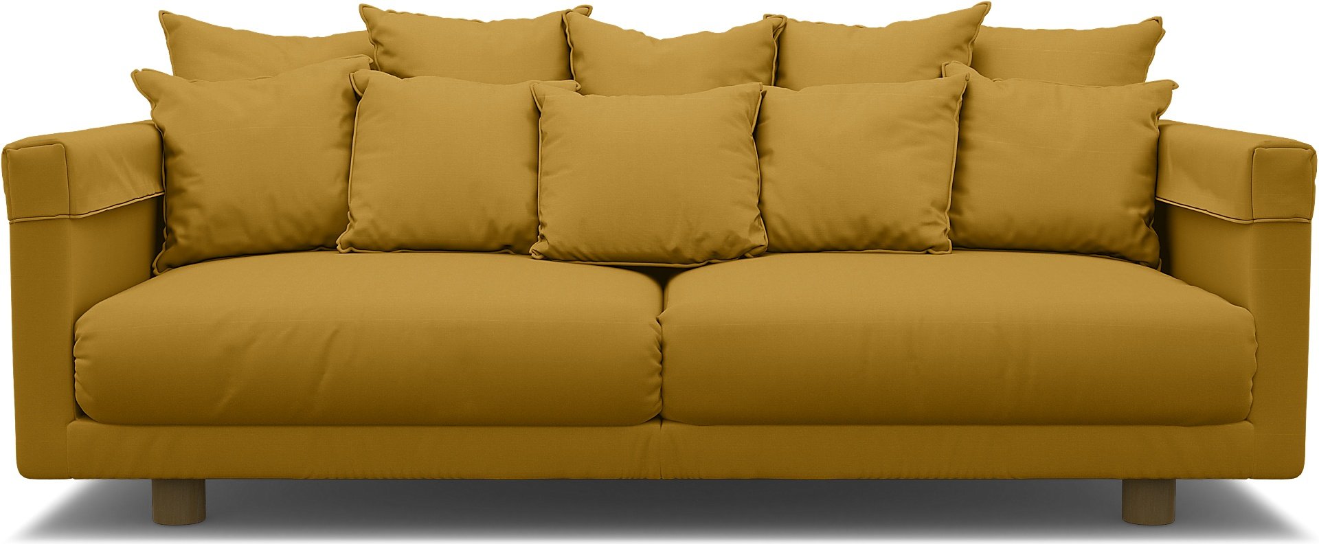 IKEA - Stockholm 2017 3 Seater Sofa Cover, Honey Mustard, Cotton - Bemz