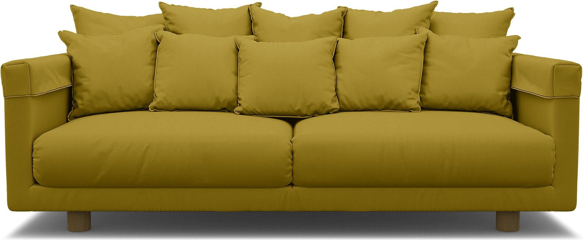 IKEA - Stockholm 2017 3 Seater Sofa Cover, Olive Oil, Cotton - Bemz