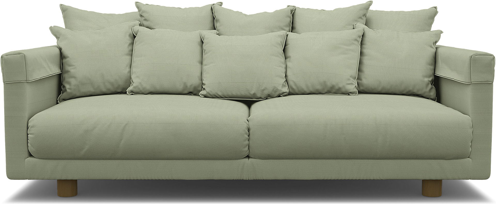 IKEA - Stockholm 2017 3 Seater Sofa Cover, Seagrass, Corduroy - Bemz