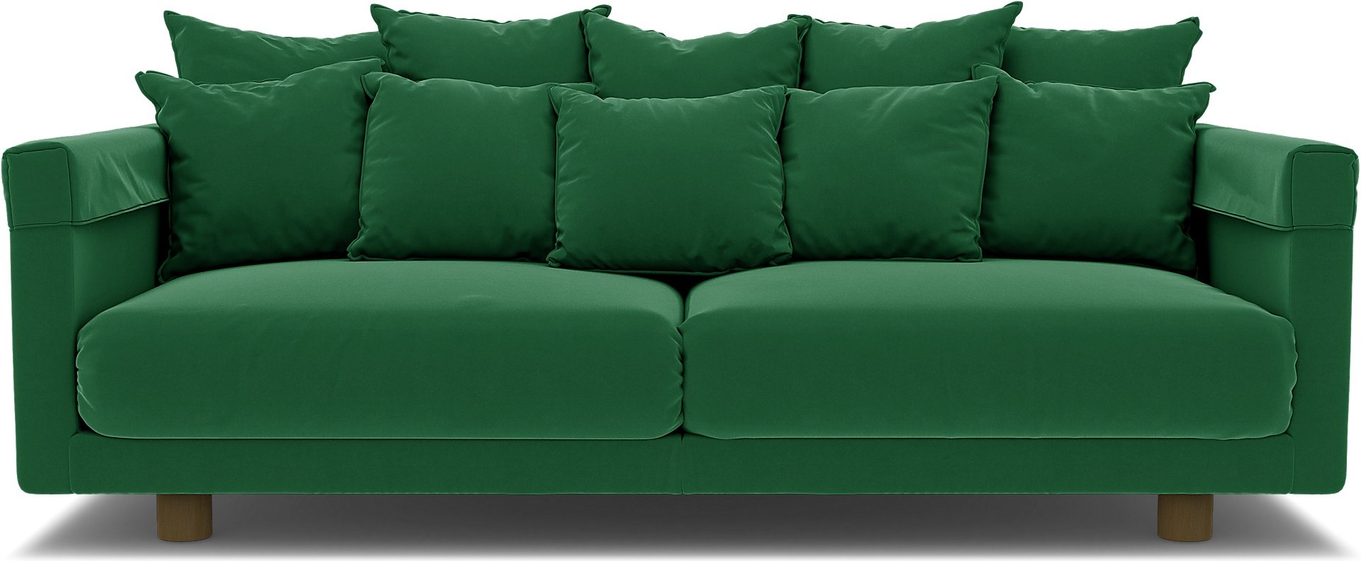 IKEA - Stockholm 2017 3 Seater Sofa Cover, Abundant Green, Velvet - Bemz
