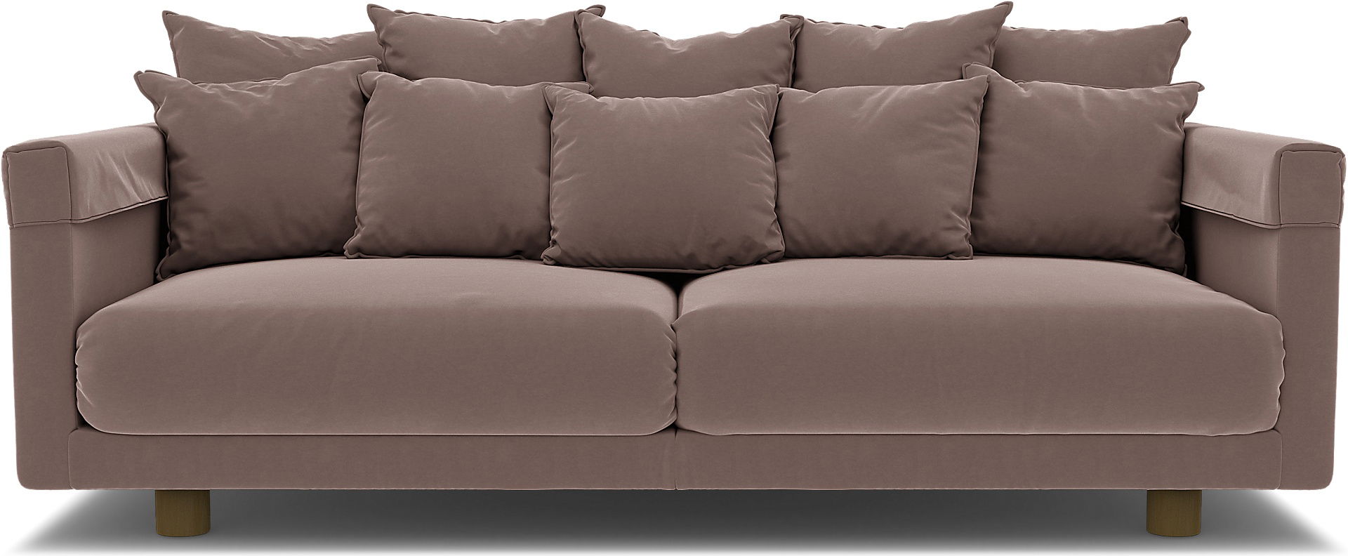 IKEA - Stockholm 2017 3 Seater Sofa Cover, Lavender, Velvet - Bemz