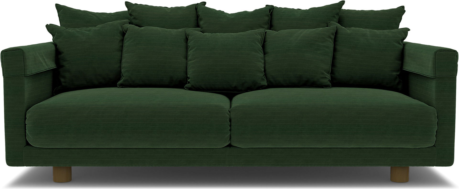 IKEA - Stockholm 2017 3 Seater Sofa Cover, Deep Green, BEMZ NATURE'S PALETTE COLLECTION - Bemz