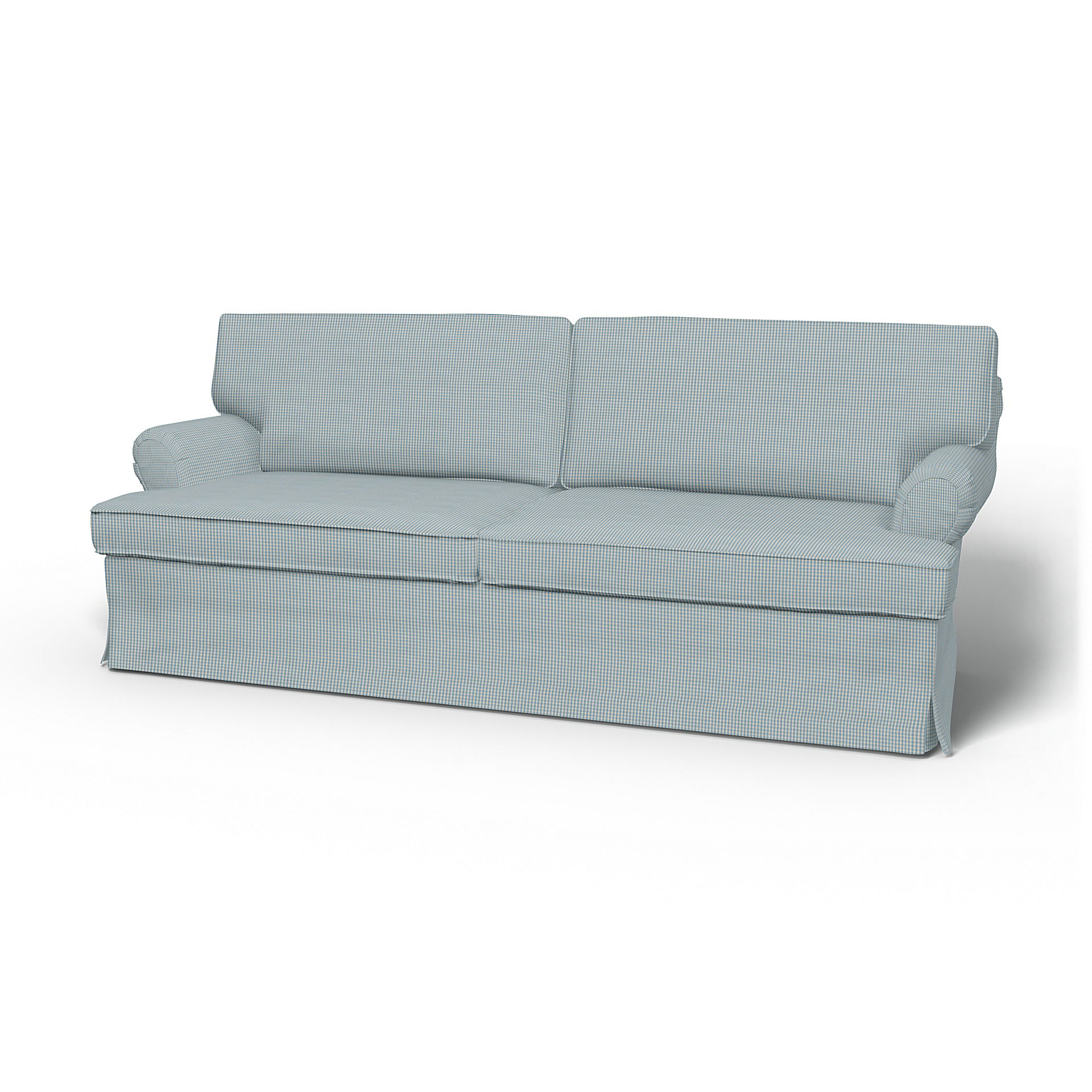 IKEA - Stockholm 3 Seater Sofa Cover (1994-2000), Sky Blue, Cotton - Bemz