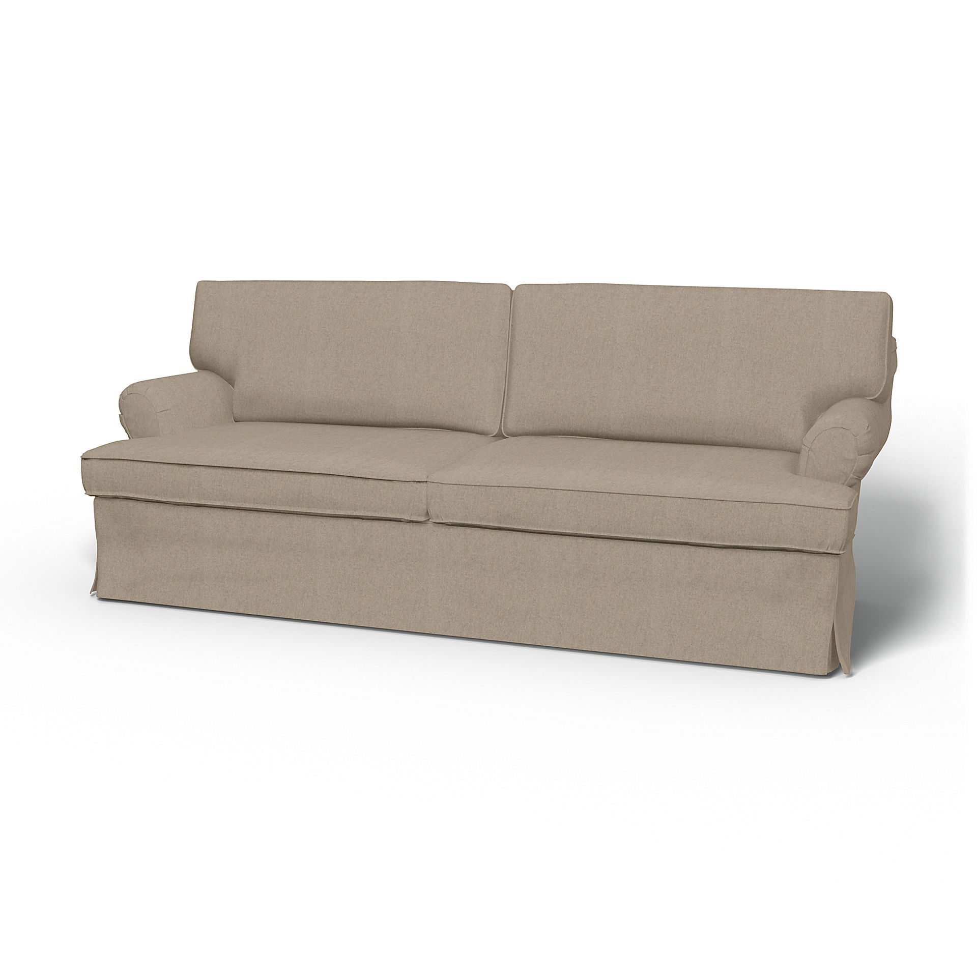 IKEA - Stockholm 3 Seater Sofa Cover (1994-2000), Birch, Wool - Bemz