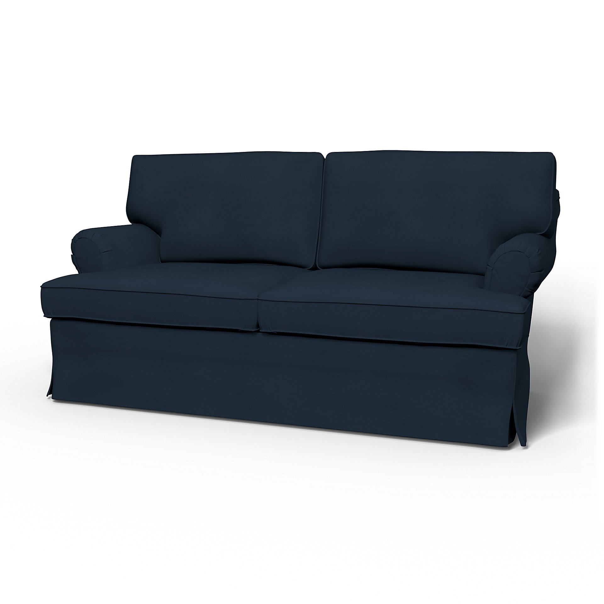 IKEA - Stockholm 2 Seater Sofa Cover (1994-2000), Navy Blue, Cotton - Bemz