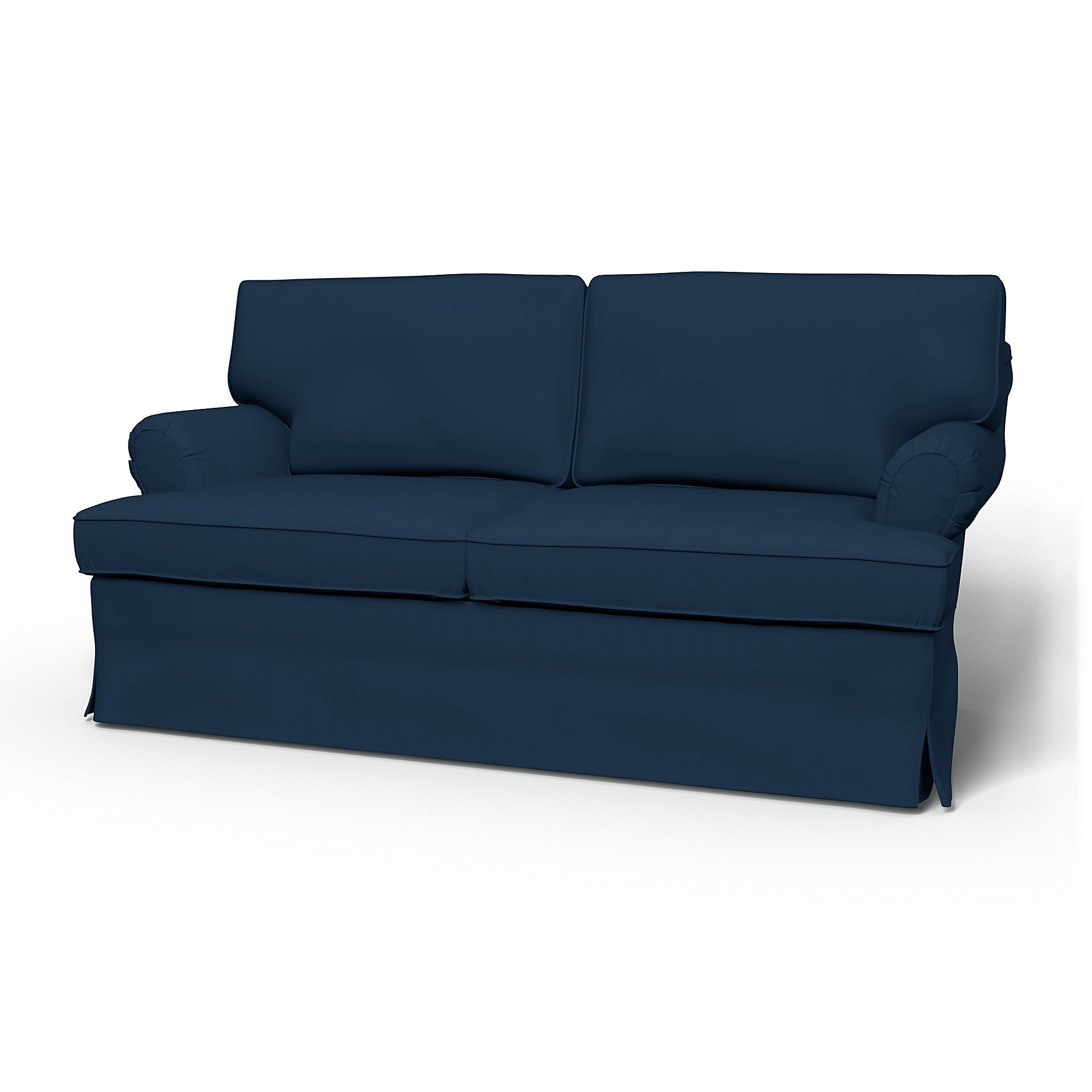 IKEA - Stockholm 2 Seater Sofa Cover (1994-2000), Deep Navy Blue, Cotton - Bemz