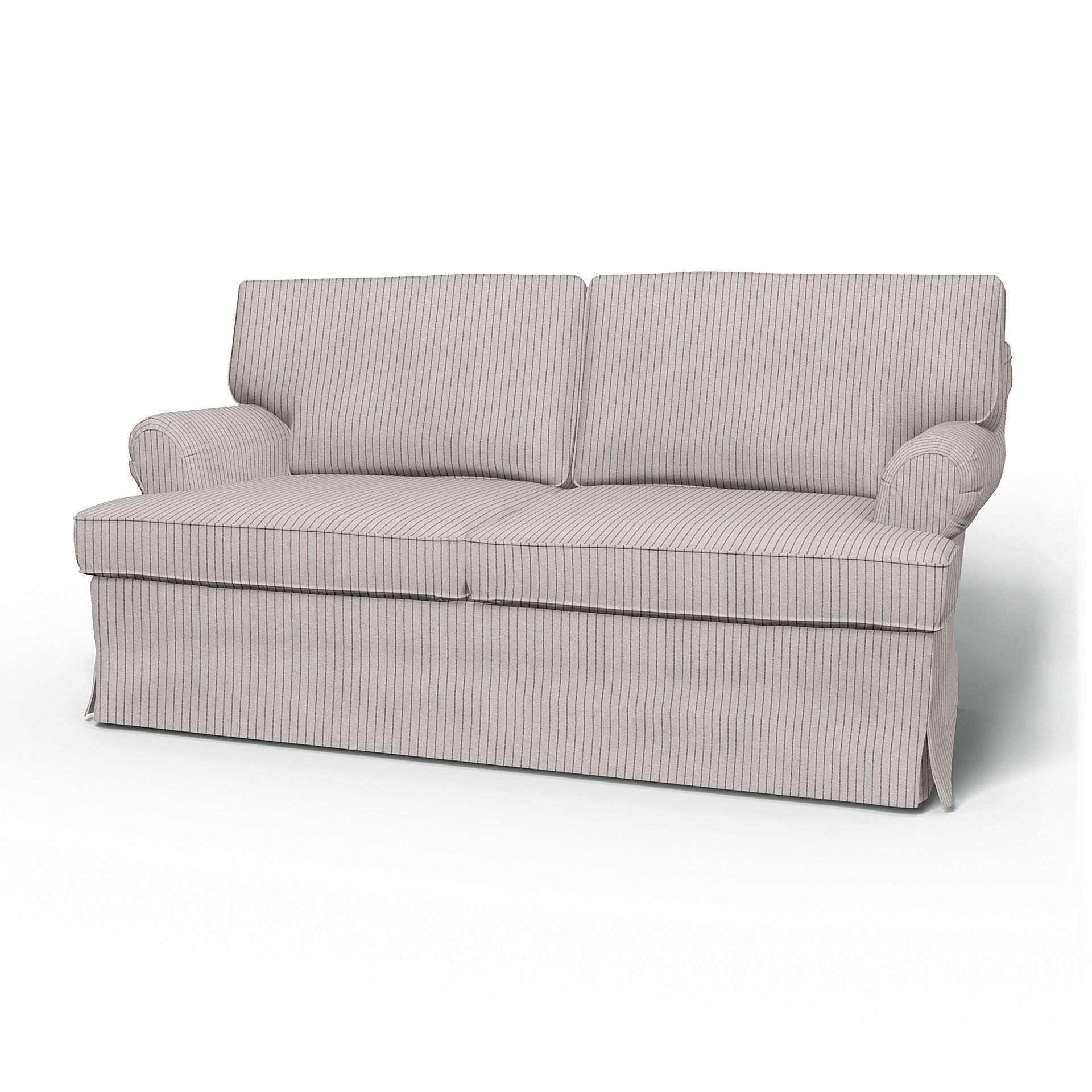 IKEA - Stockholm 2 Seater Sofa Cover (1994-2000), Silver Grey, Cotton - Bemz
