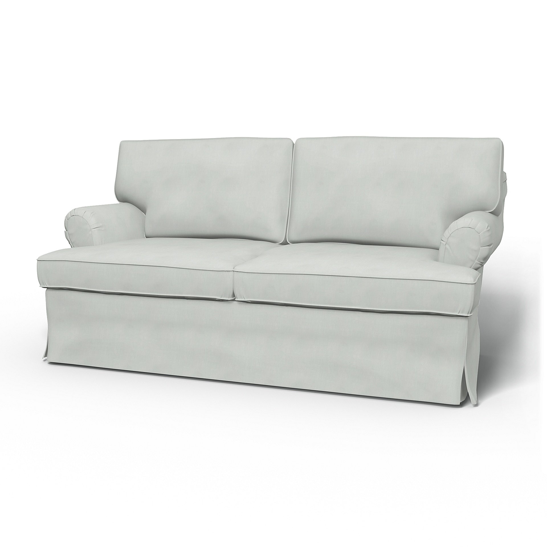 IKEA - Stockholm 2 Seater Sofa Cover (1994-2000), Silver Grey, Linen - Bemz